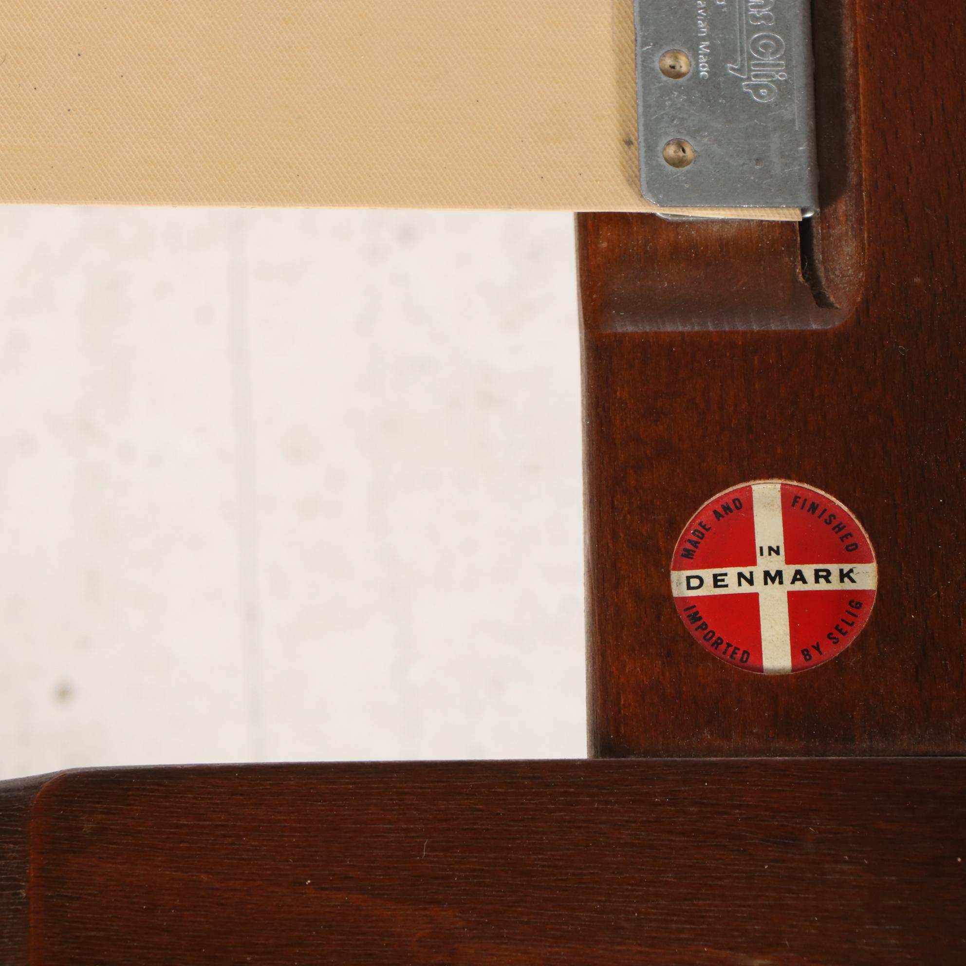 Ib Kofod-Larsen for Selig Danish Modern Reclining Lounge Chair with Ottoman