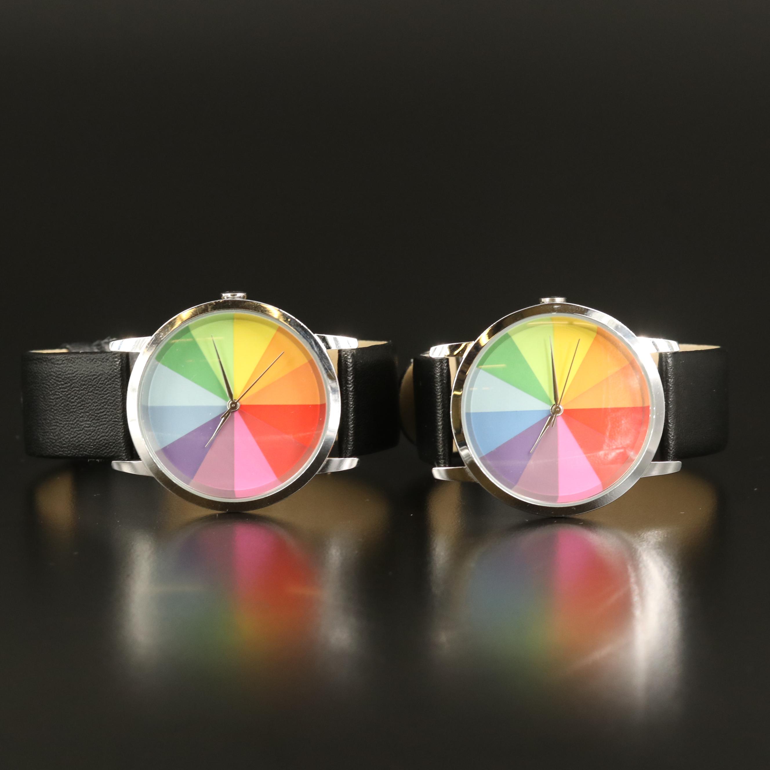 Stainless Steel Colorwheel Twelve Watches