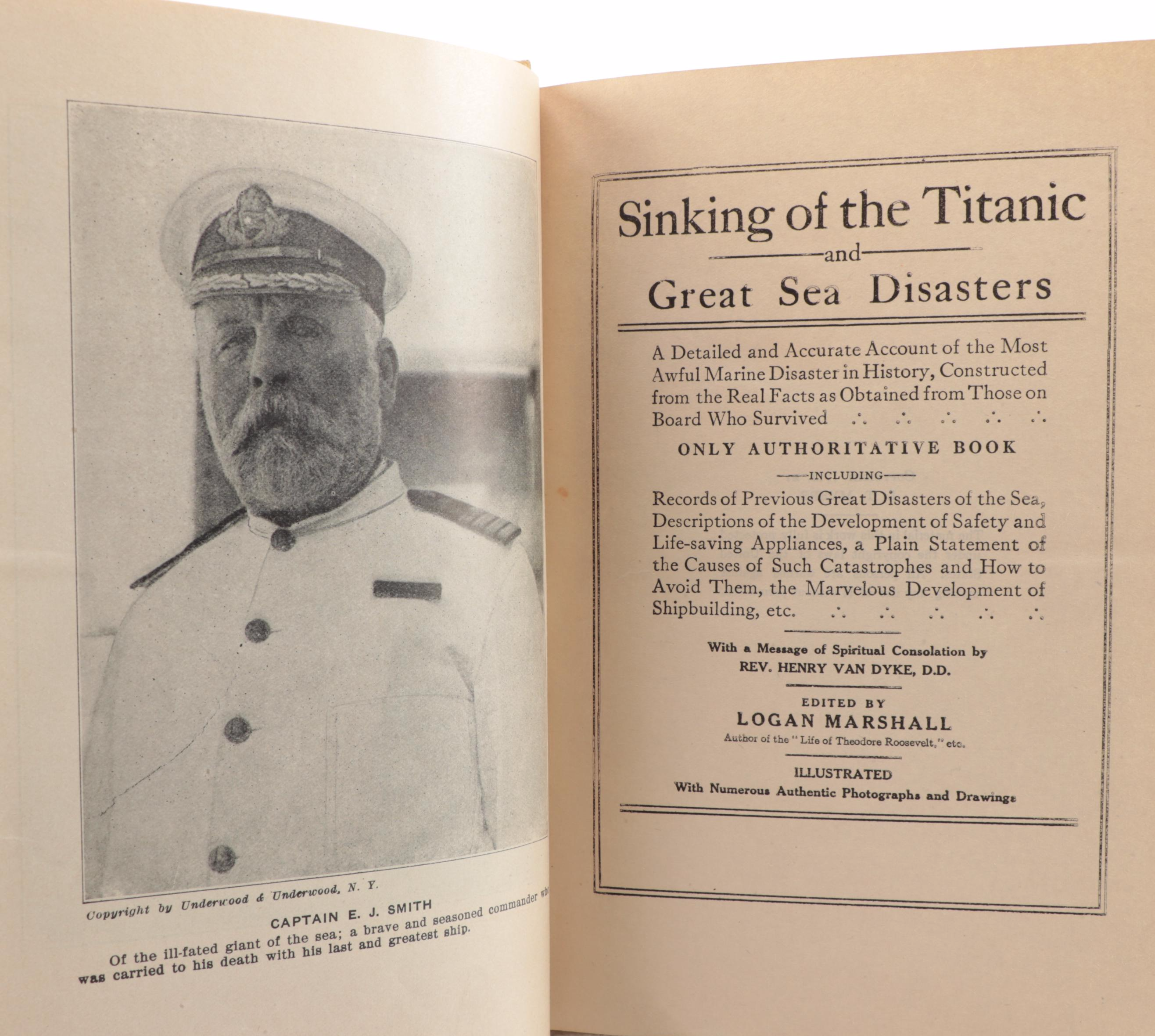 "The Sinking of the Titanic and Great Sea Disasters" Edited by L. Marshall, 1912