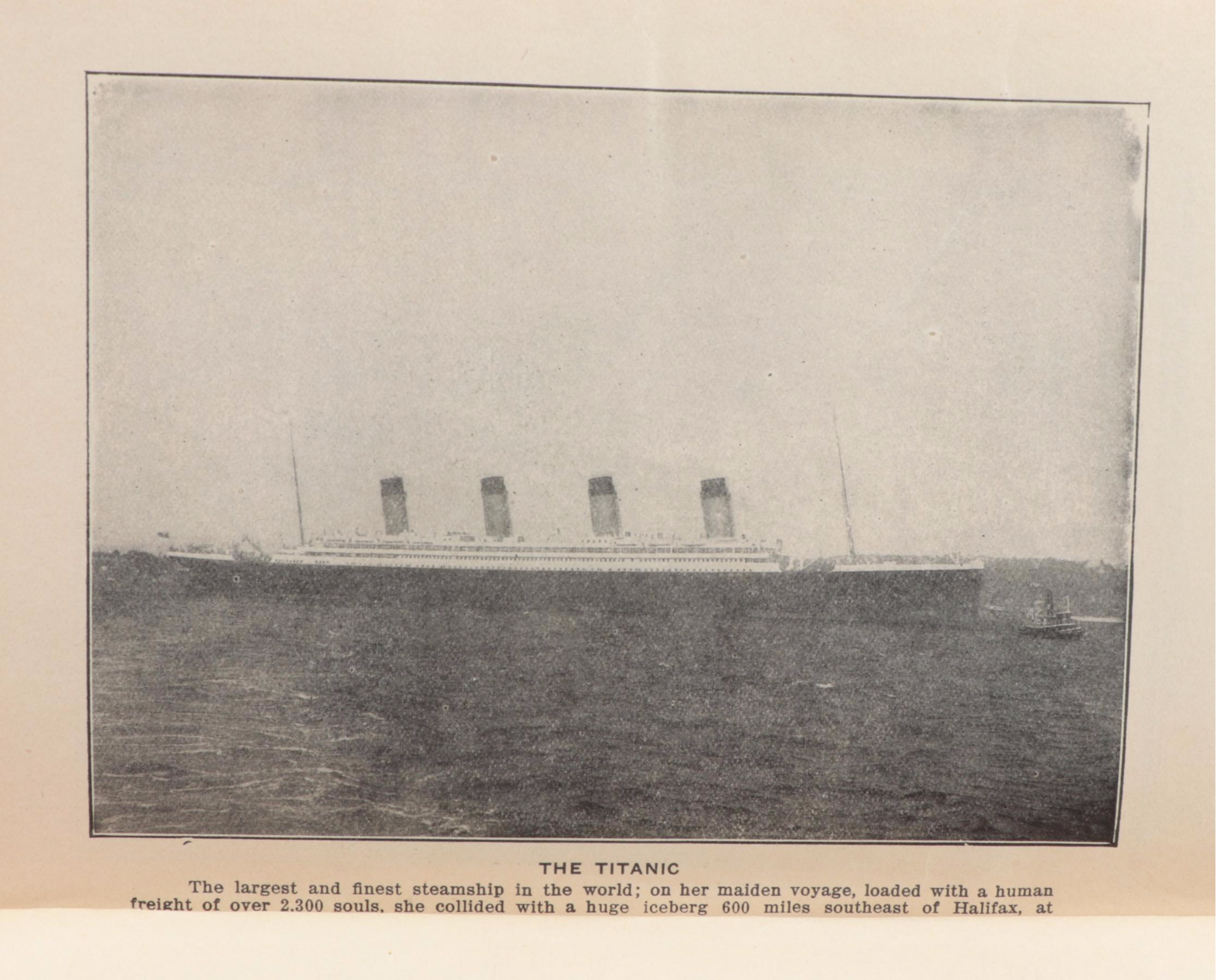 "The Sinking of the Titanic and Great Sea Disasters" Edited by L. Marshall, 1912