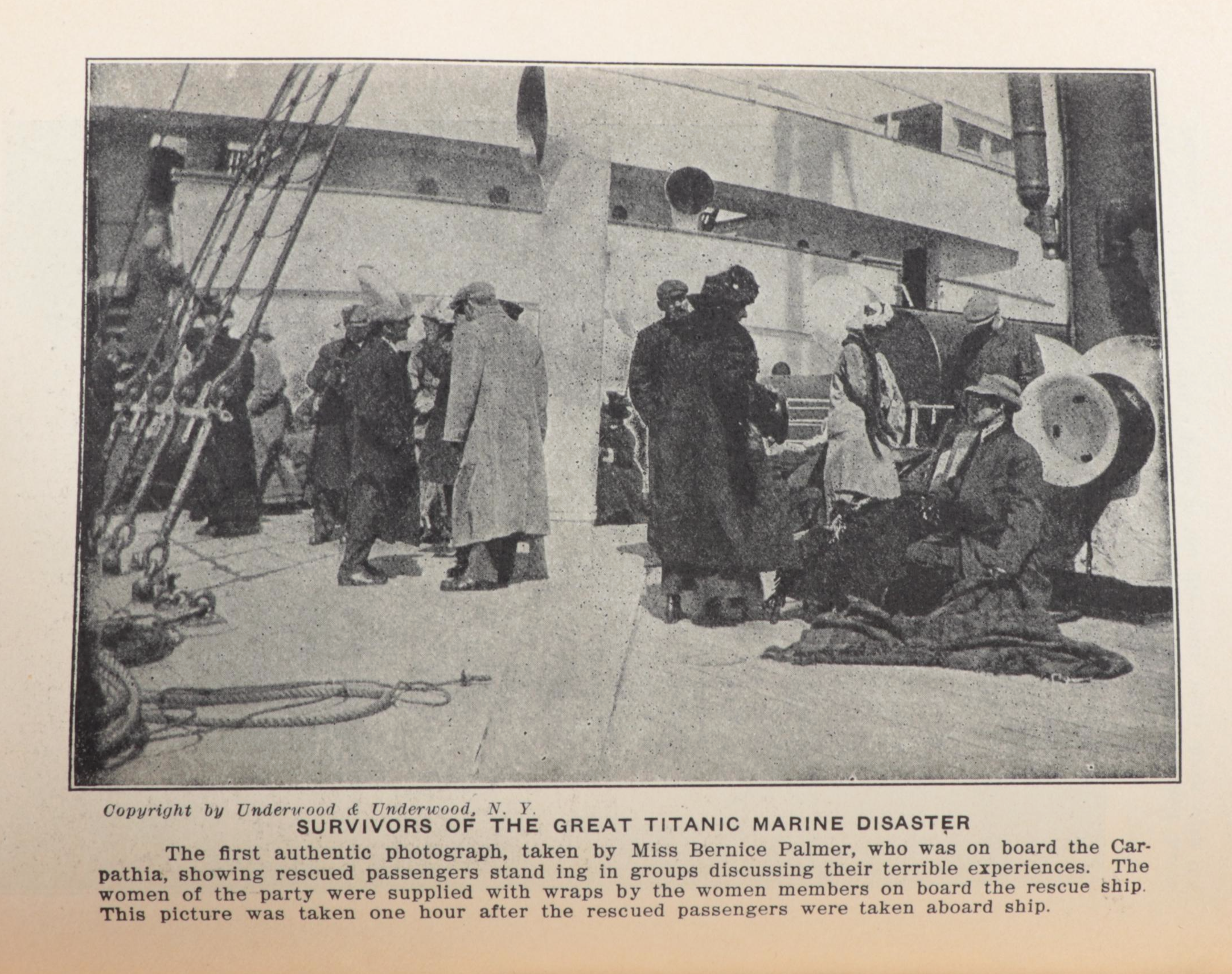 "The Sinking of the Titanic and Great Sea Disasters" Edited by L. Marshall, 1912