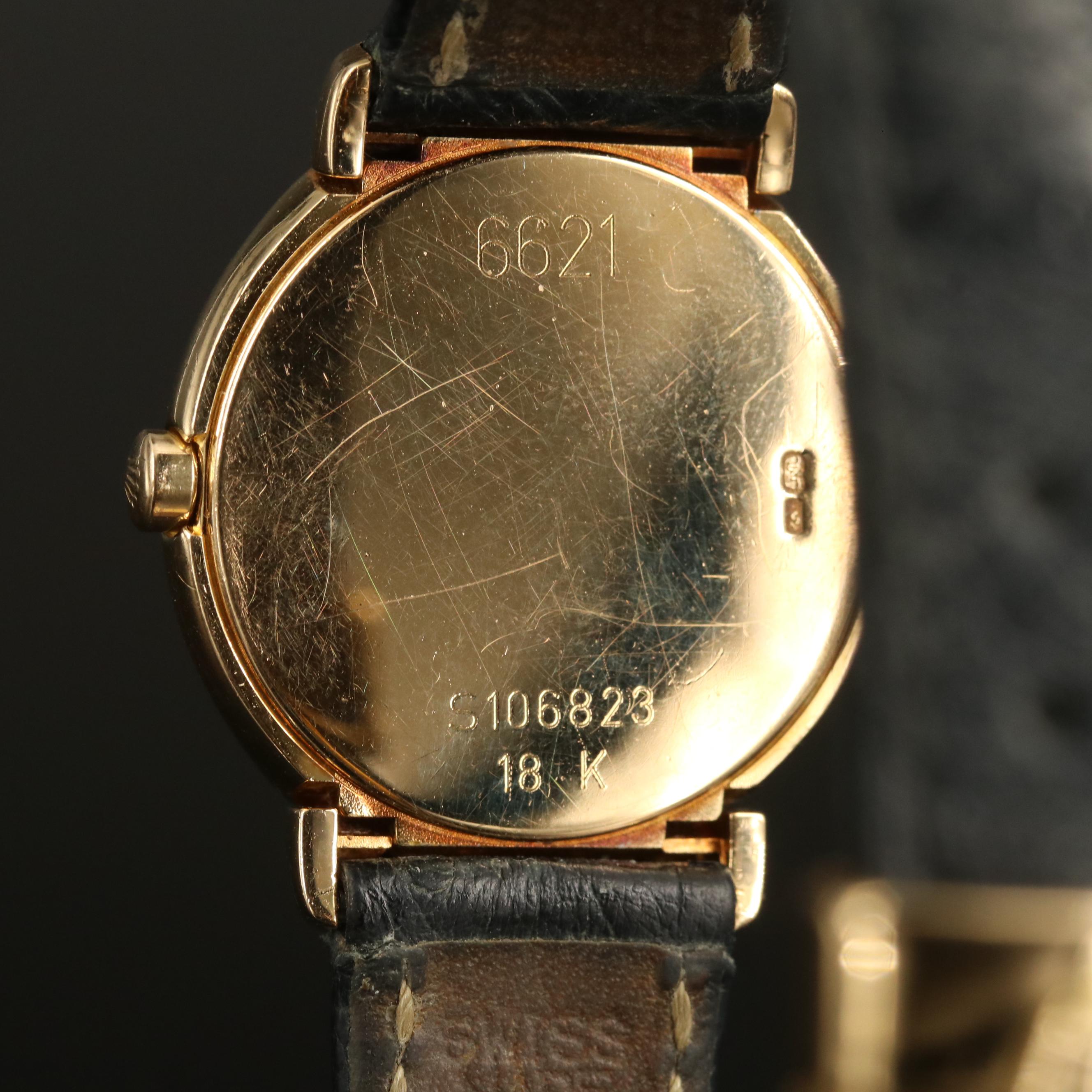 Circa 1993 Rolex "Cellini" 18K Yellow Gold Quartz Watch