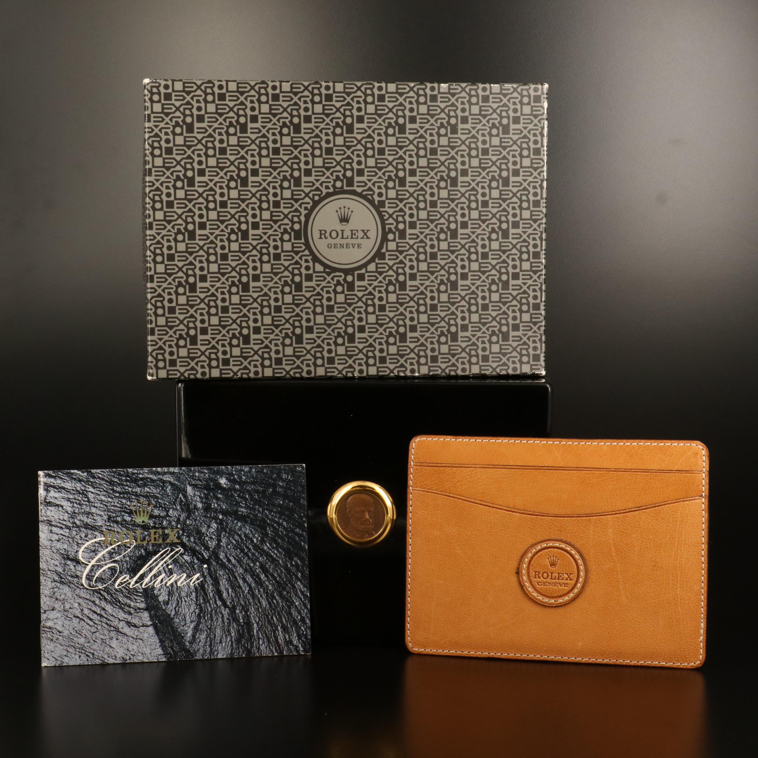 Circa 1993 Rolex "Cellini" 18K Yellow Gold Quartz Watch