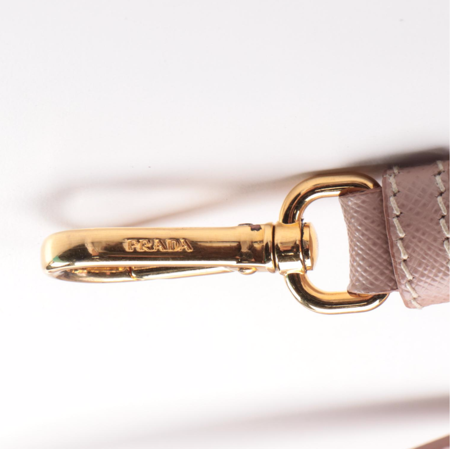 Prada Medium Galleria Bag in Cameo Pink Saffiano Leather