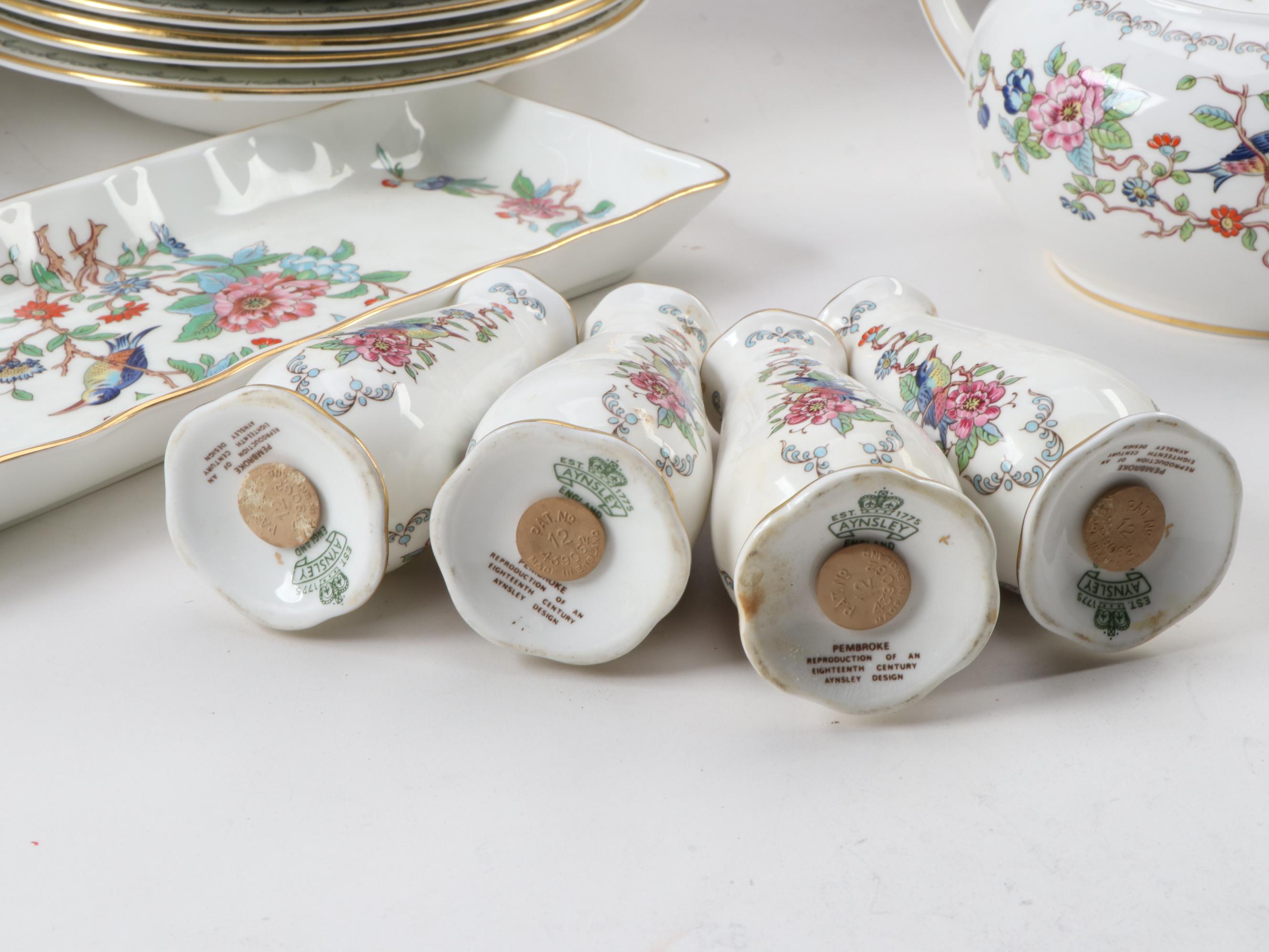 Aynsley "Pembroke" Bone China Dinnerware and Table Accessories, 1985–2015