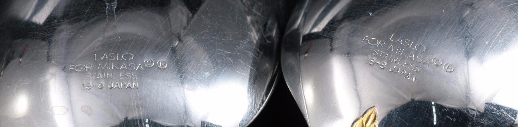 Yamazaki "Florian" Stainless Steel Flatware, 1988–1992