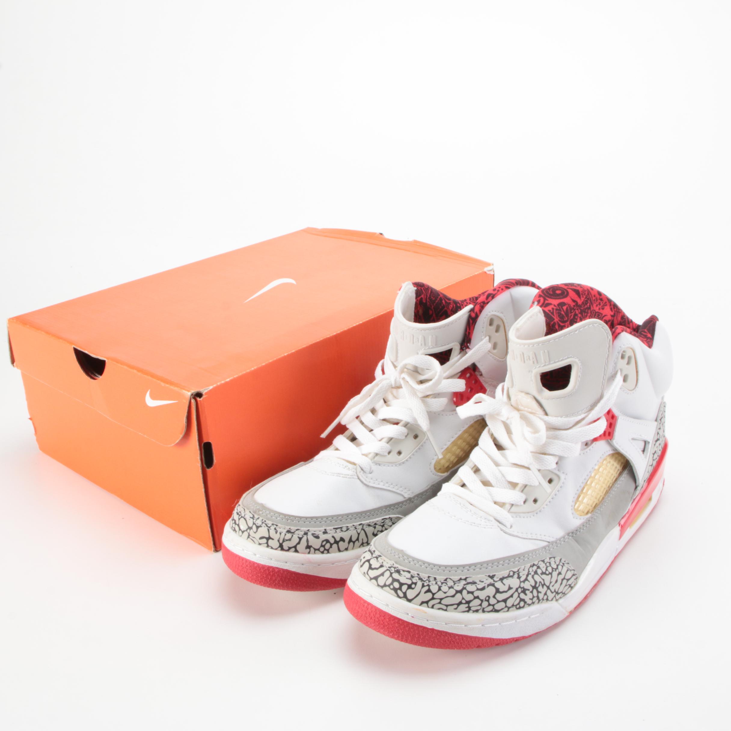 Men's Nike Jordan Spiz’ike 315371-161 Mid-Top Shoes