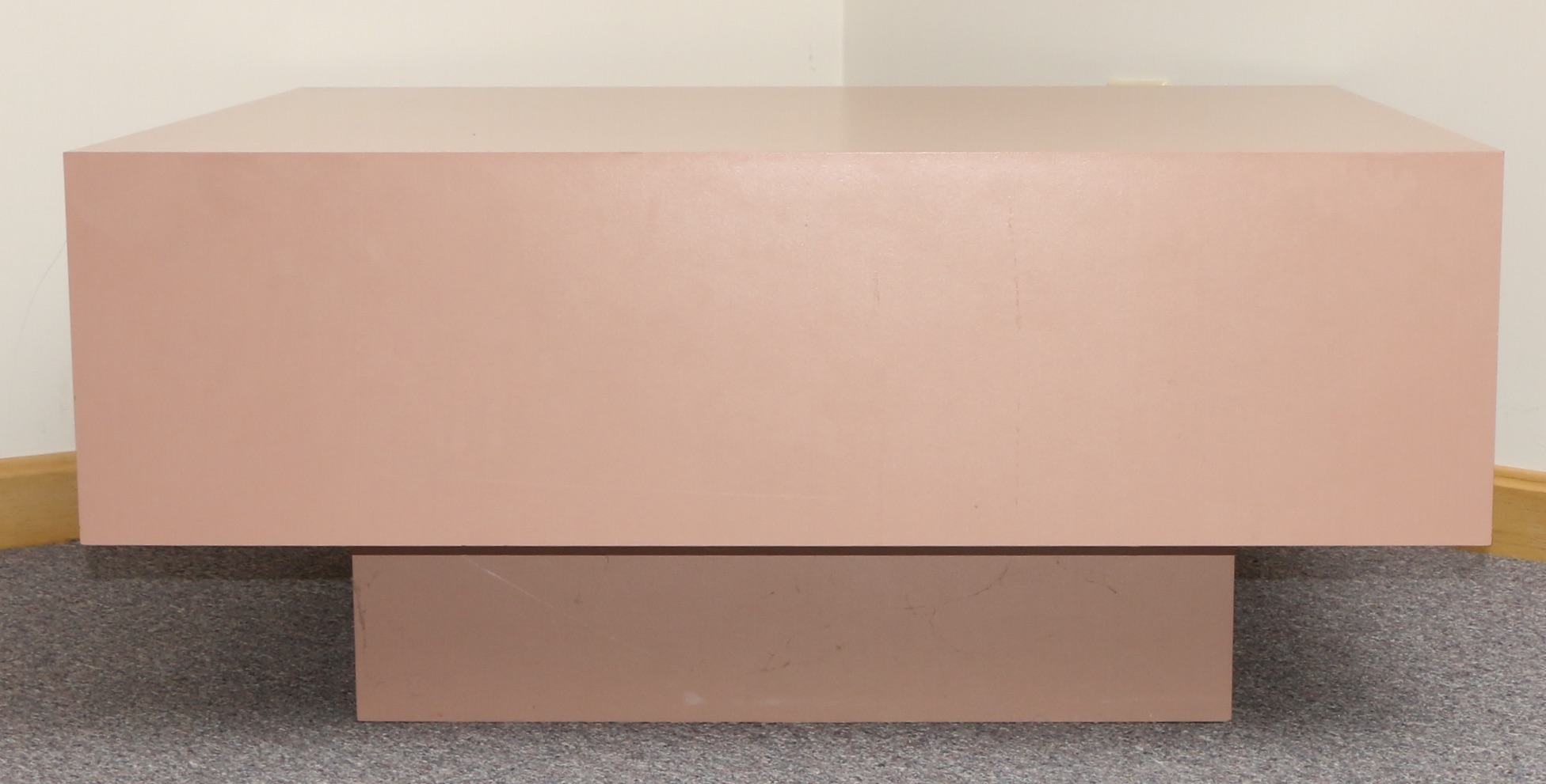 Options Plus Postmodern Laminate Console and Coffee Tables