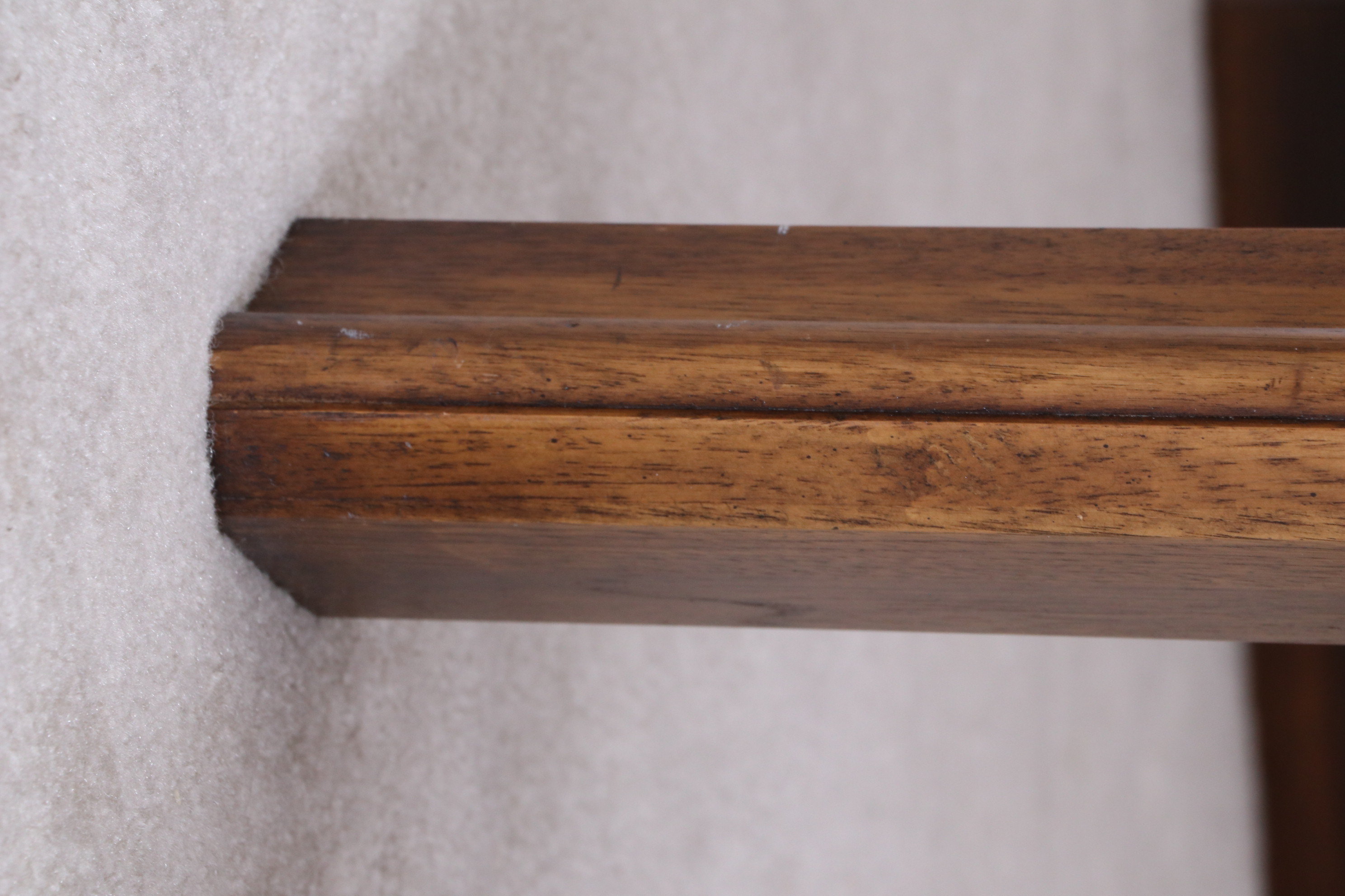 Drexel-Heritage "Accolade" Campaign Style Dining Table and Caned Chairs, c. 1980