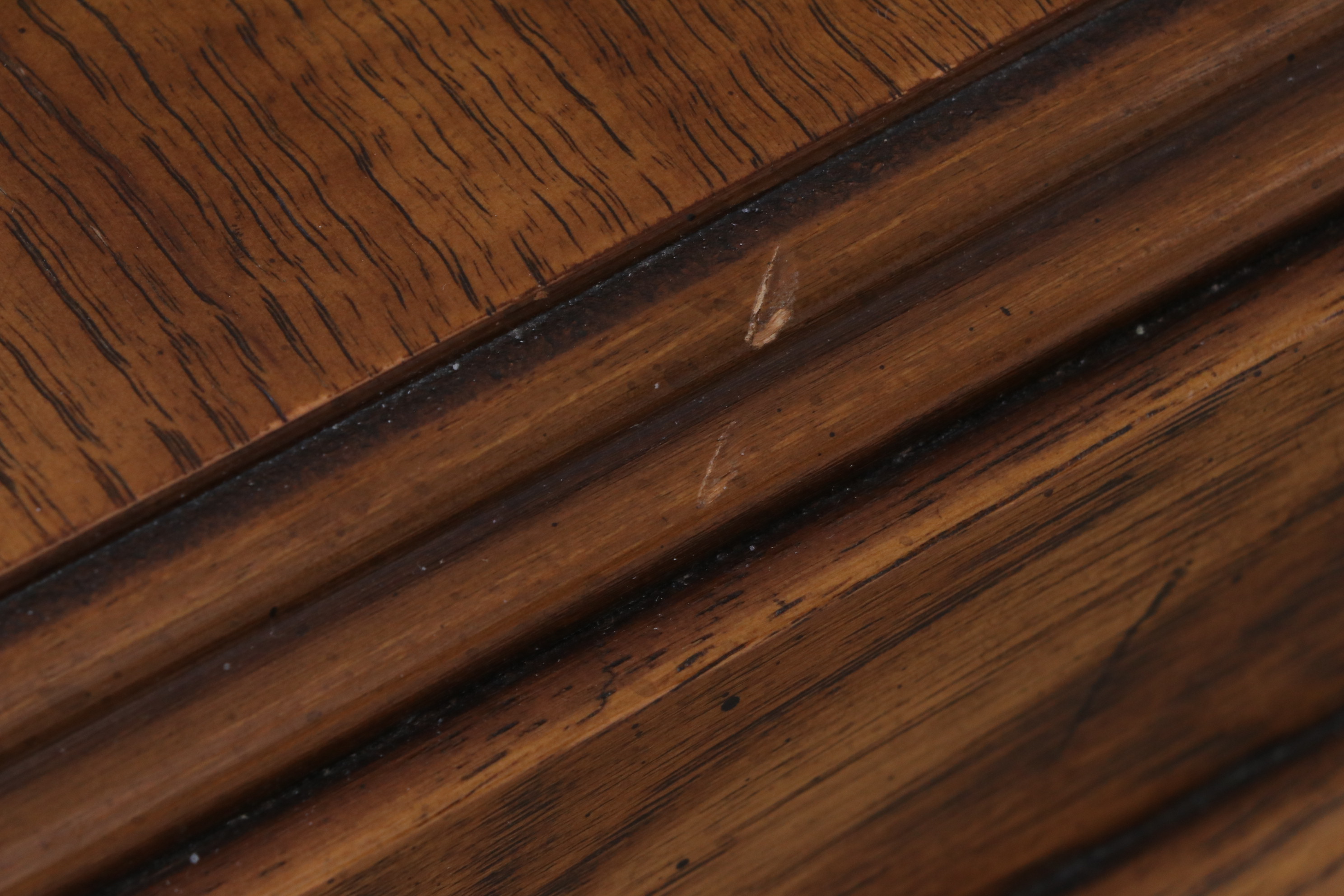 Drexel-Heritage "Accolade" Campaign Style Dining Table and Caned Chairs, c. 1980