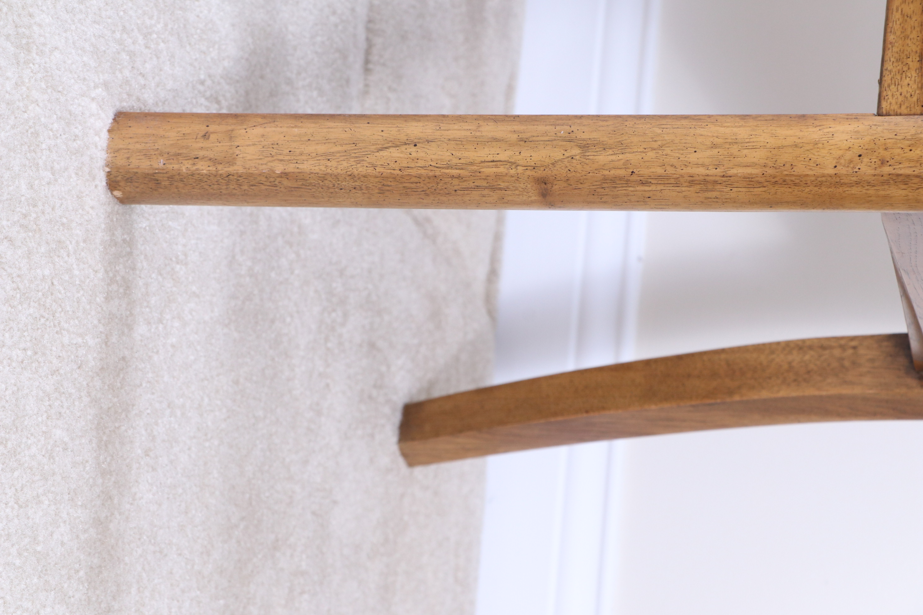 Drexel-Heritage "Accolade" Campaign Style Dining Table and Caned Chairs, c. 1980