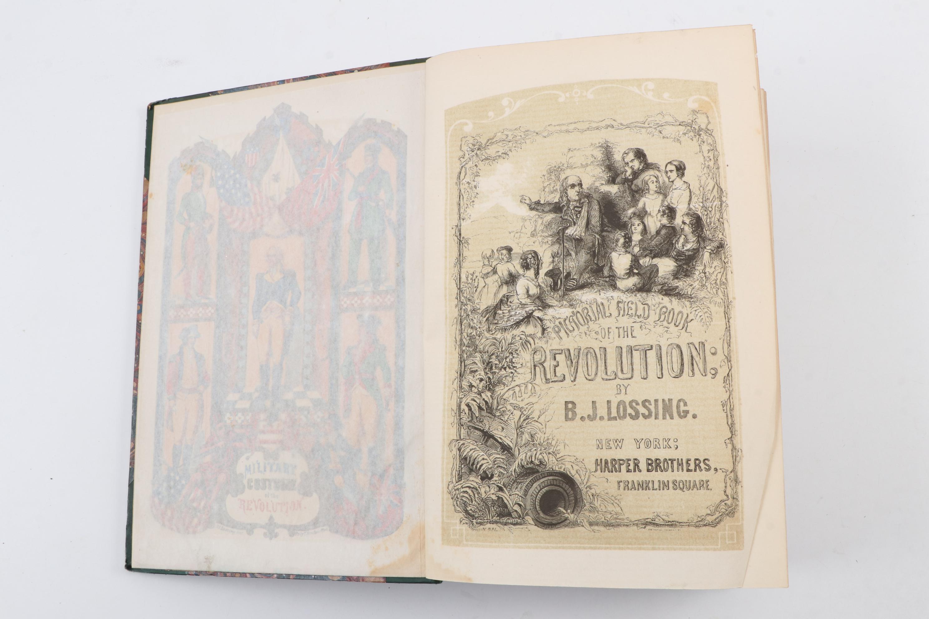 "The Pictorial Field-Book of the Revolution" Two-Volume Set, 1860