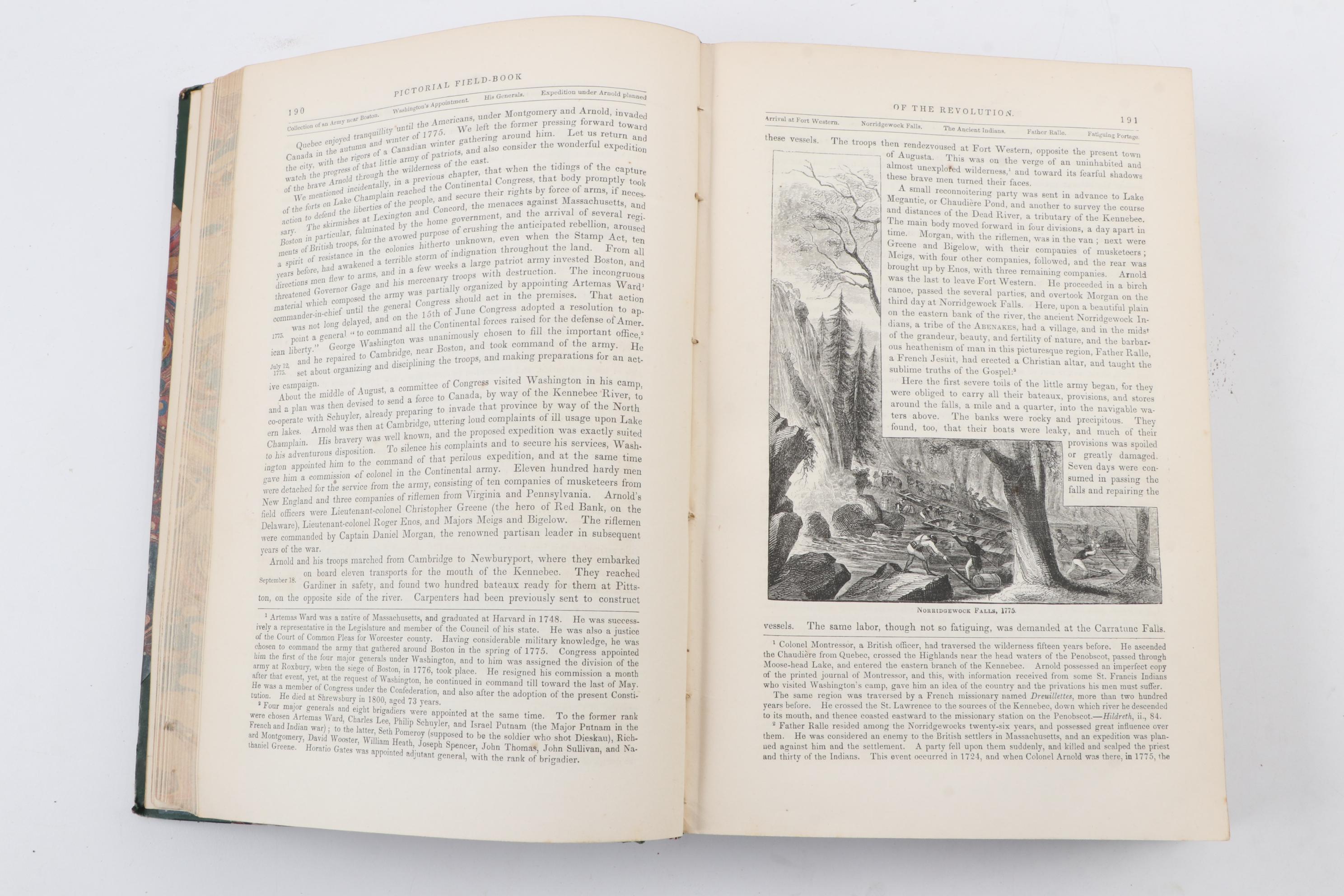 "The Pictorial Field-Book of the Revolution" Two-Volume Set, 1860