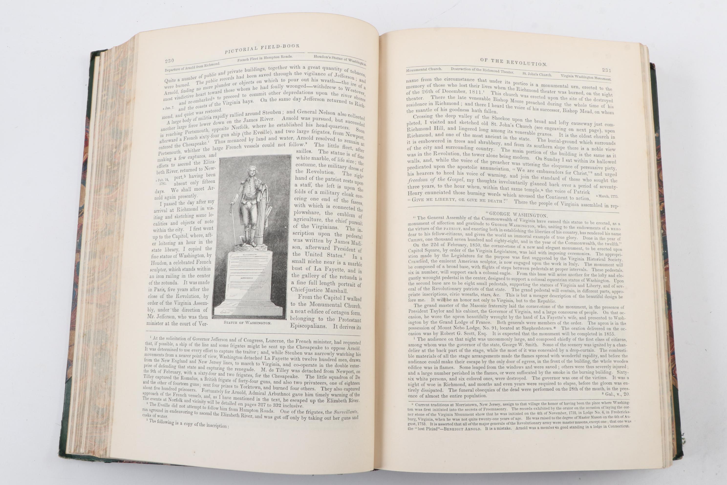 "The Pictorial Field-Book of the Revolution" Two-Volume Set, 1860