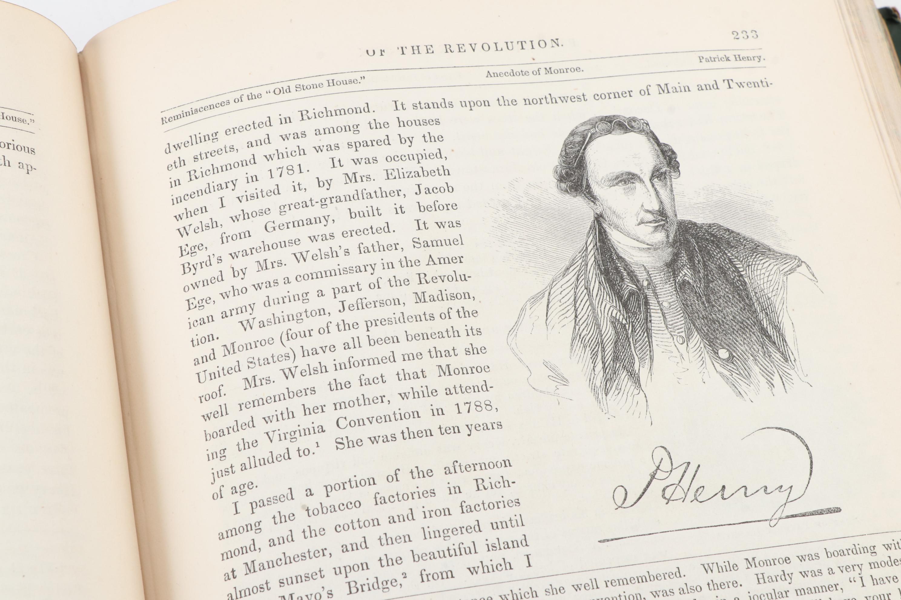 "The Pictorial Field-Book of the Revolution" Two-Volume Set, 1860