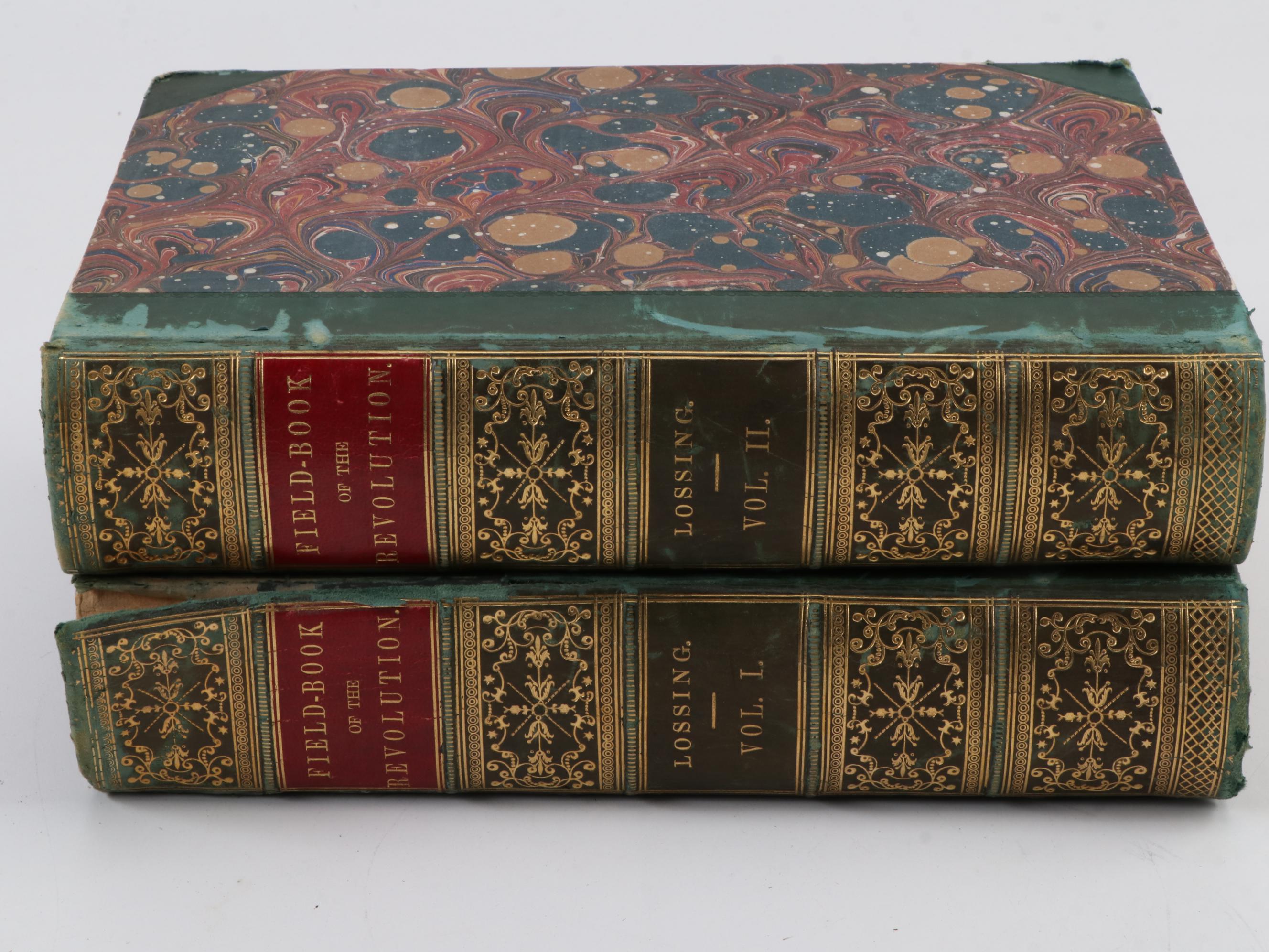 "The Pictorial Field-Book of the Revolution" Two-Volume Set, 1860