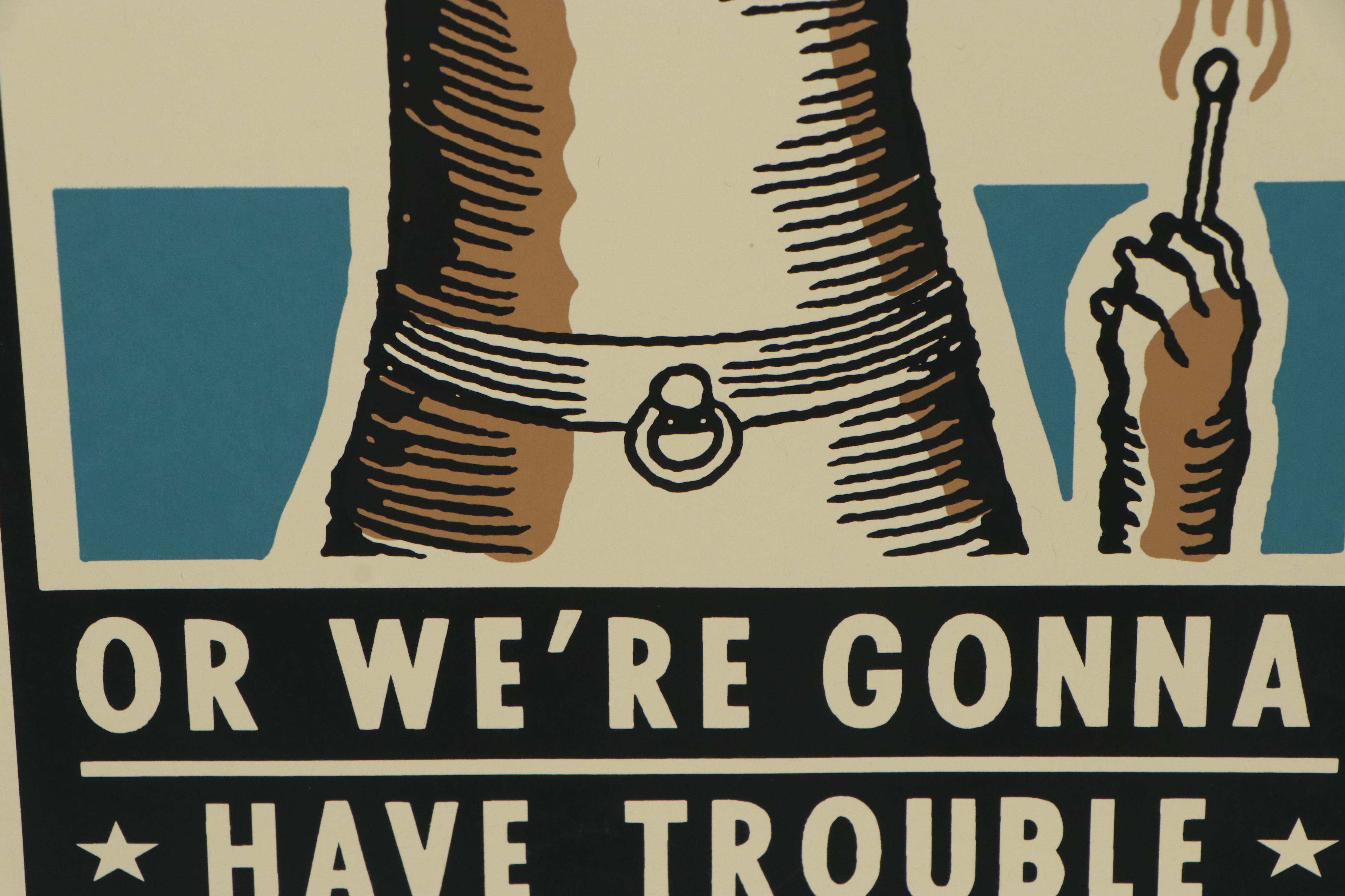 Ravi Zupa Serigraph of Chihuahua Smoking a Cigarette