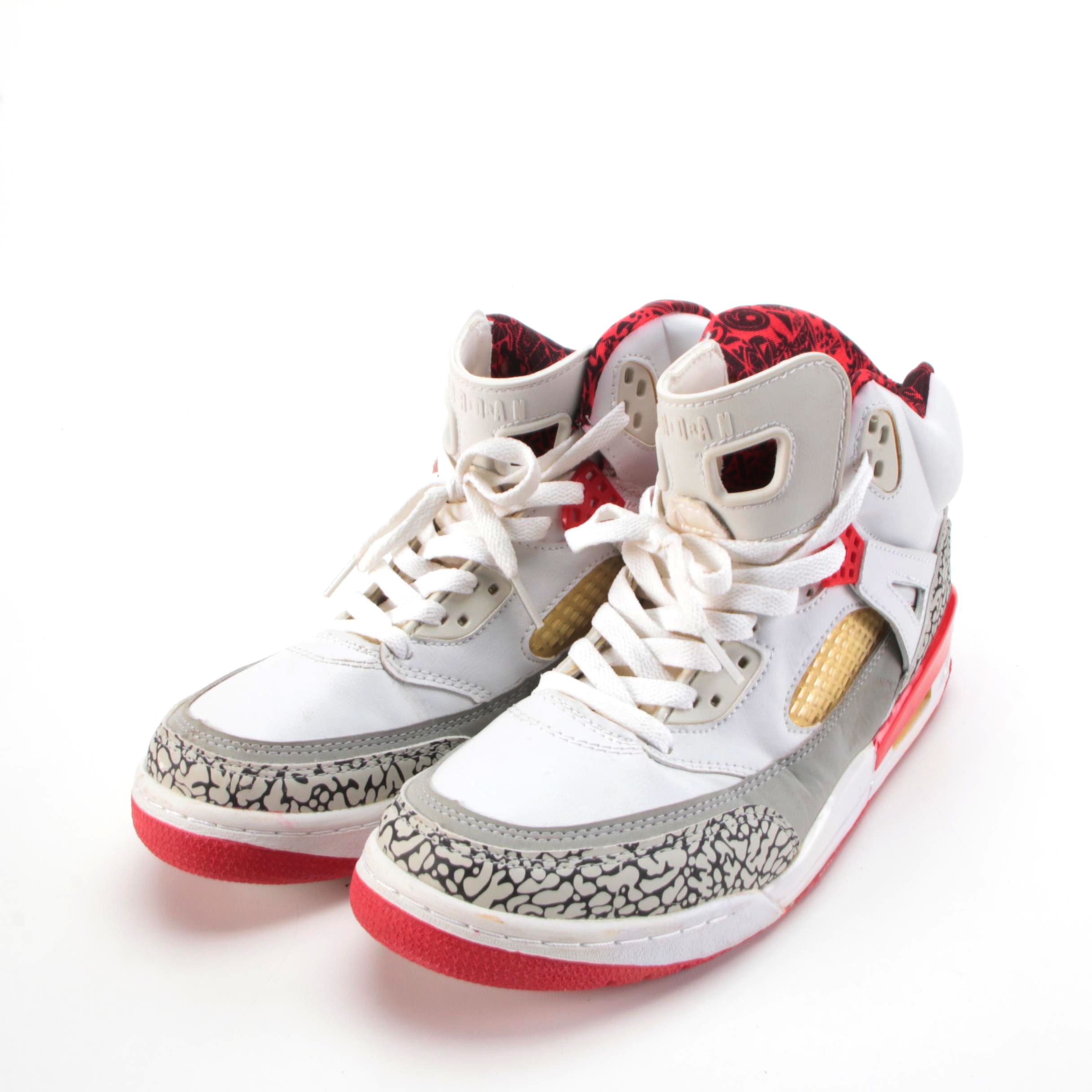 Men's Nike Jordan Spiz’ike 315371-161 Mid-Top Shoes