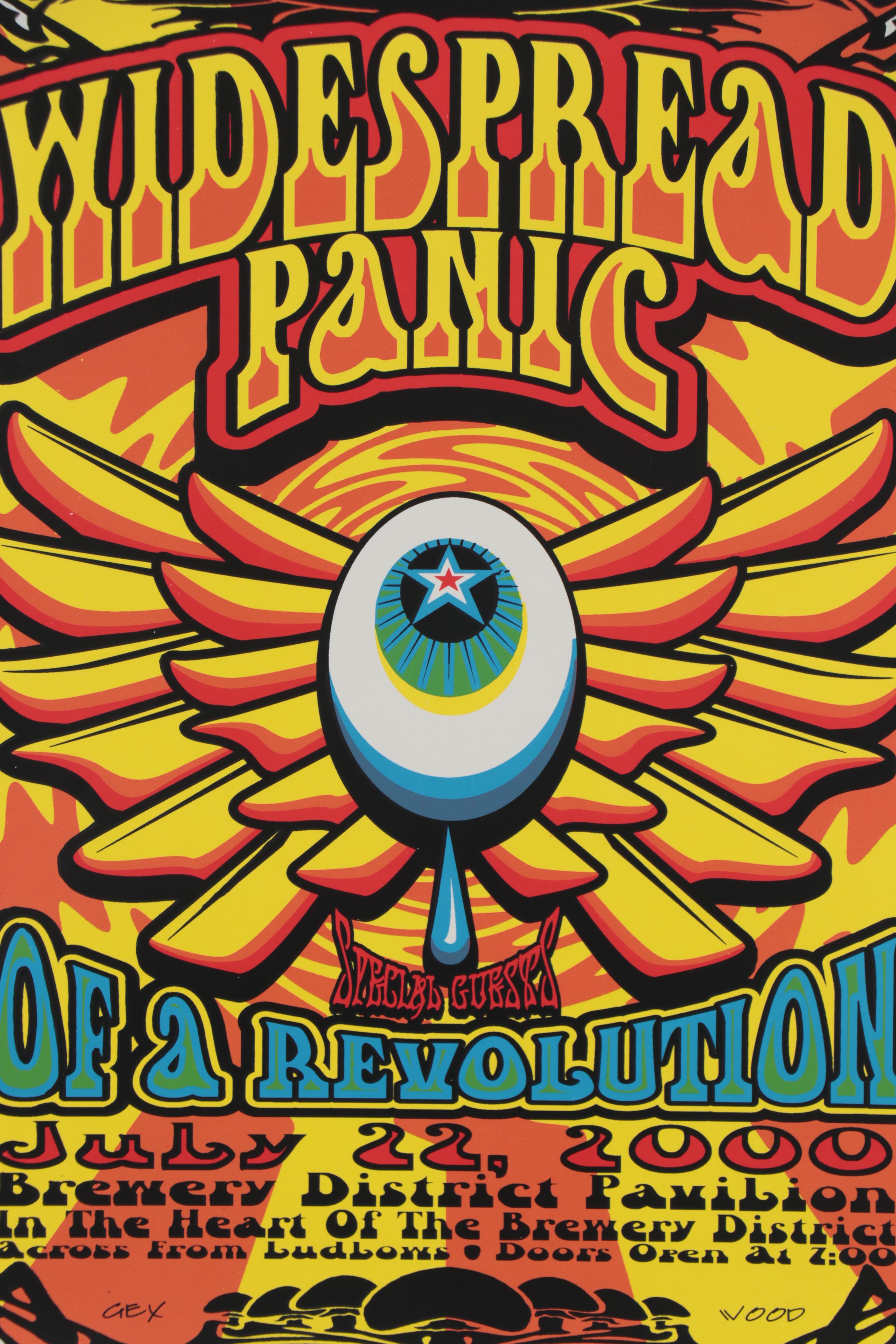 Drowning Creek Studio Giclée Poster for "Widespread Panic" and "Of a Revolution"