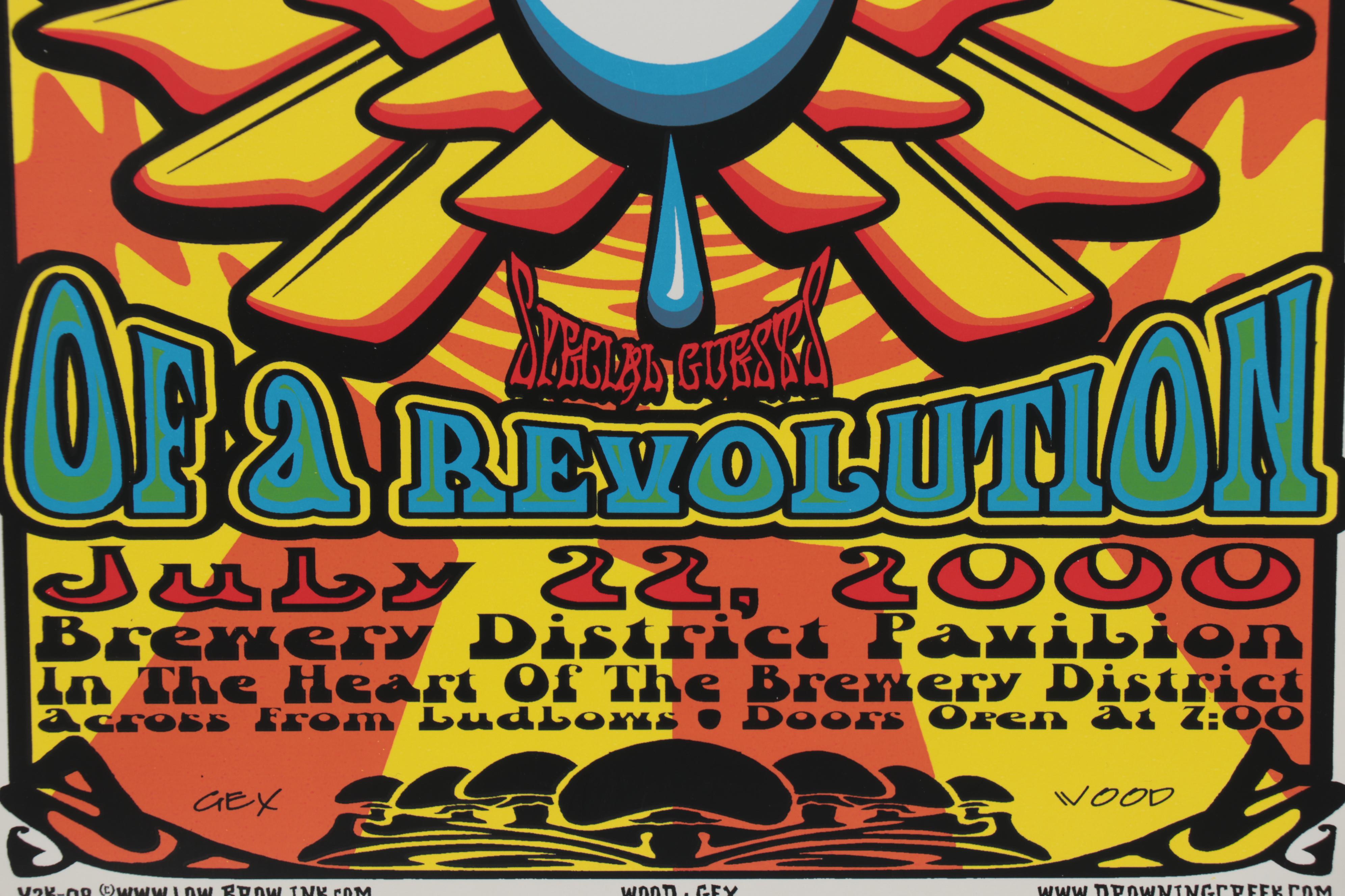 Drowning Creek Studio Giclée Poster for "Widespread Panic" and "Of a Revolution"
