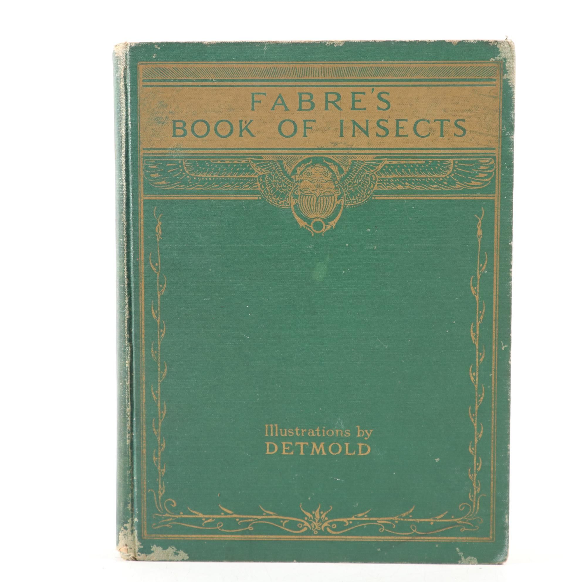 Illustrated "Fabre's Book of Insects" by Maud Margaret Key Stawell, 1935