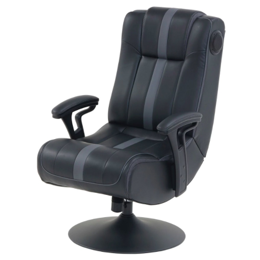 True Innovations Pedestal Gaming Chair with Built in Sound and Vibration System