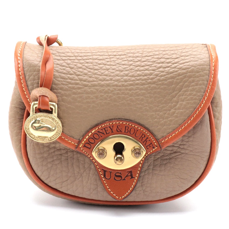 Dooney & Bourke Cavalry Two-Way Crossbody Belt Bag in All-Weather Leather