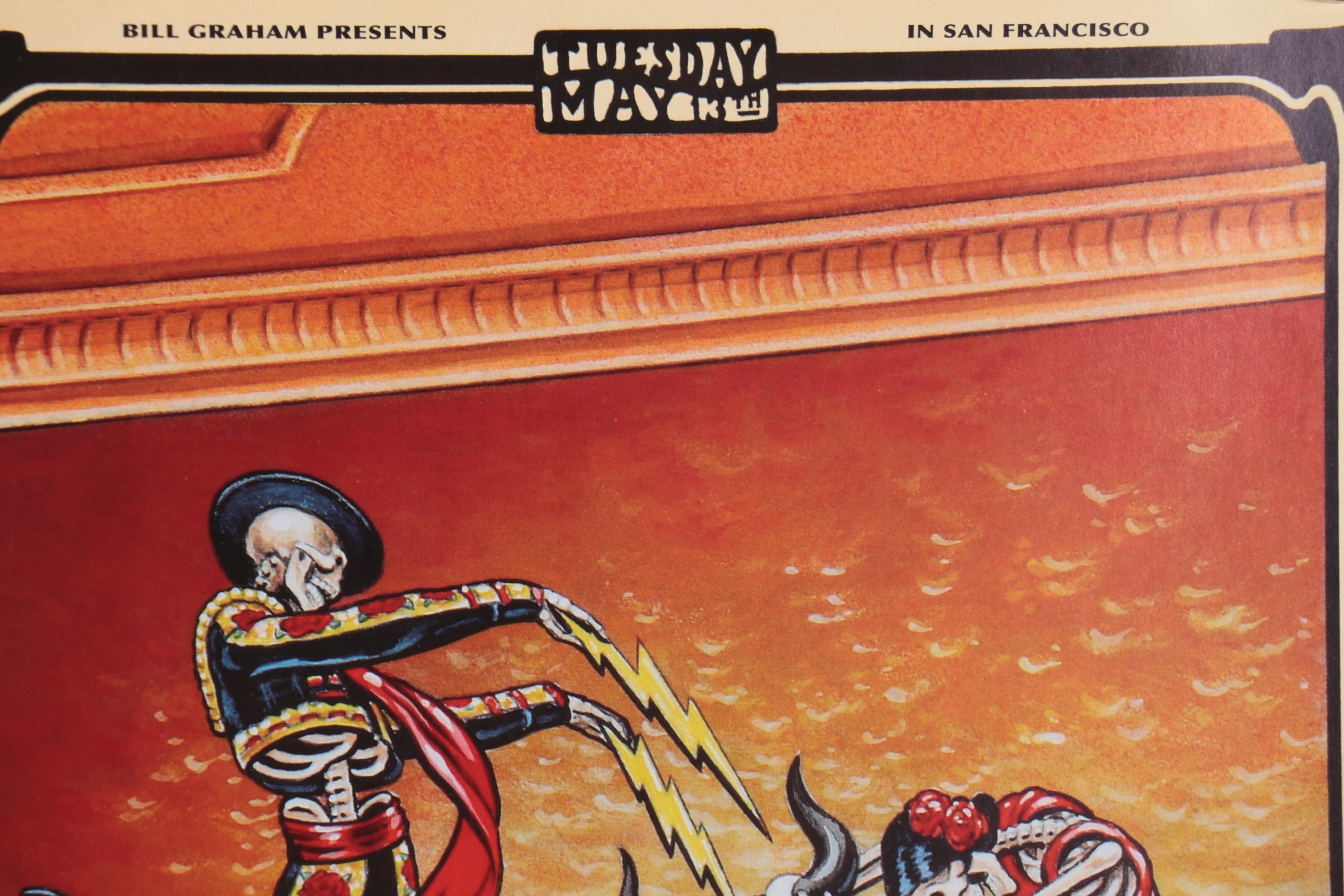 Bill Graham Offset Lithograph Phil Lesh Concert Posters after Dennis Larkins