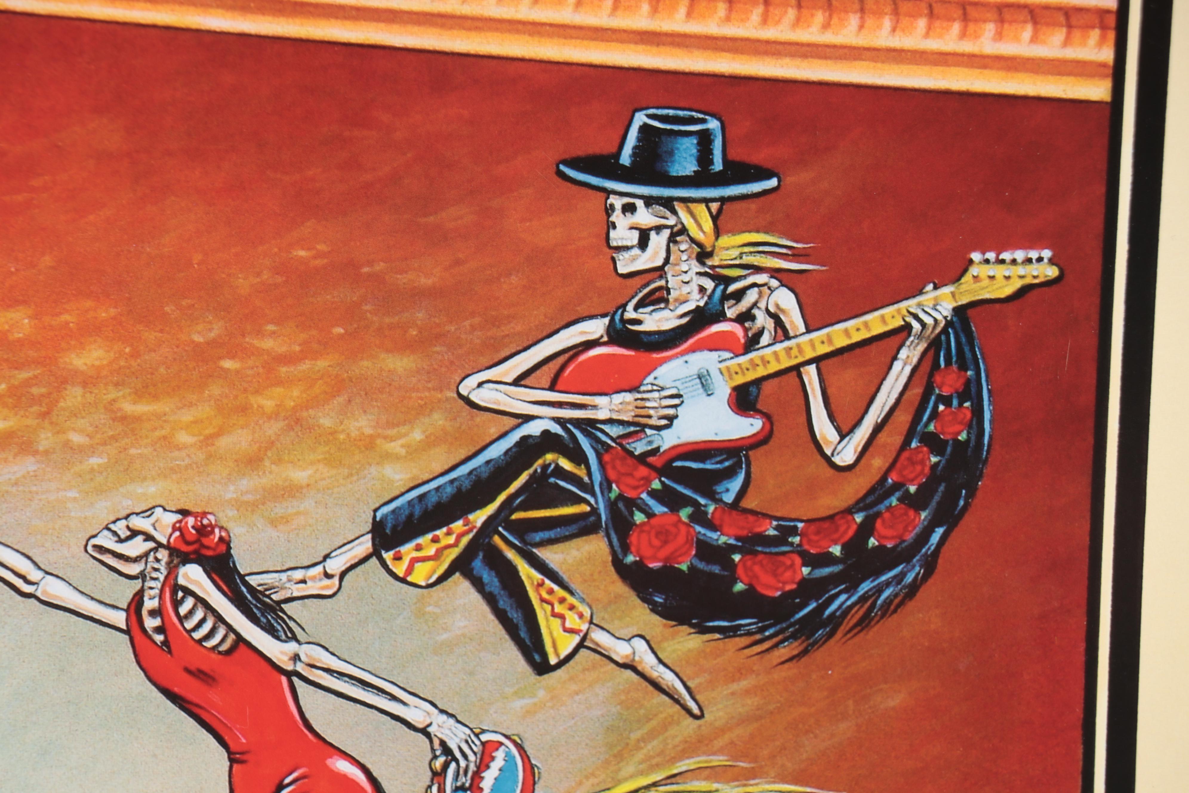 Bill Graham Offset Lithograph Phil Lesh Concert Posters after Dennis Larkins