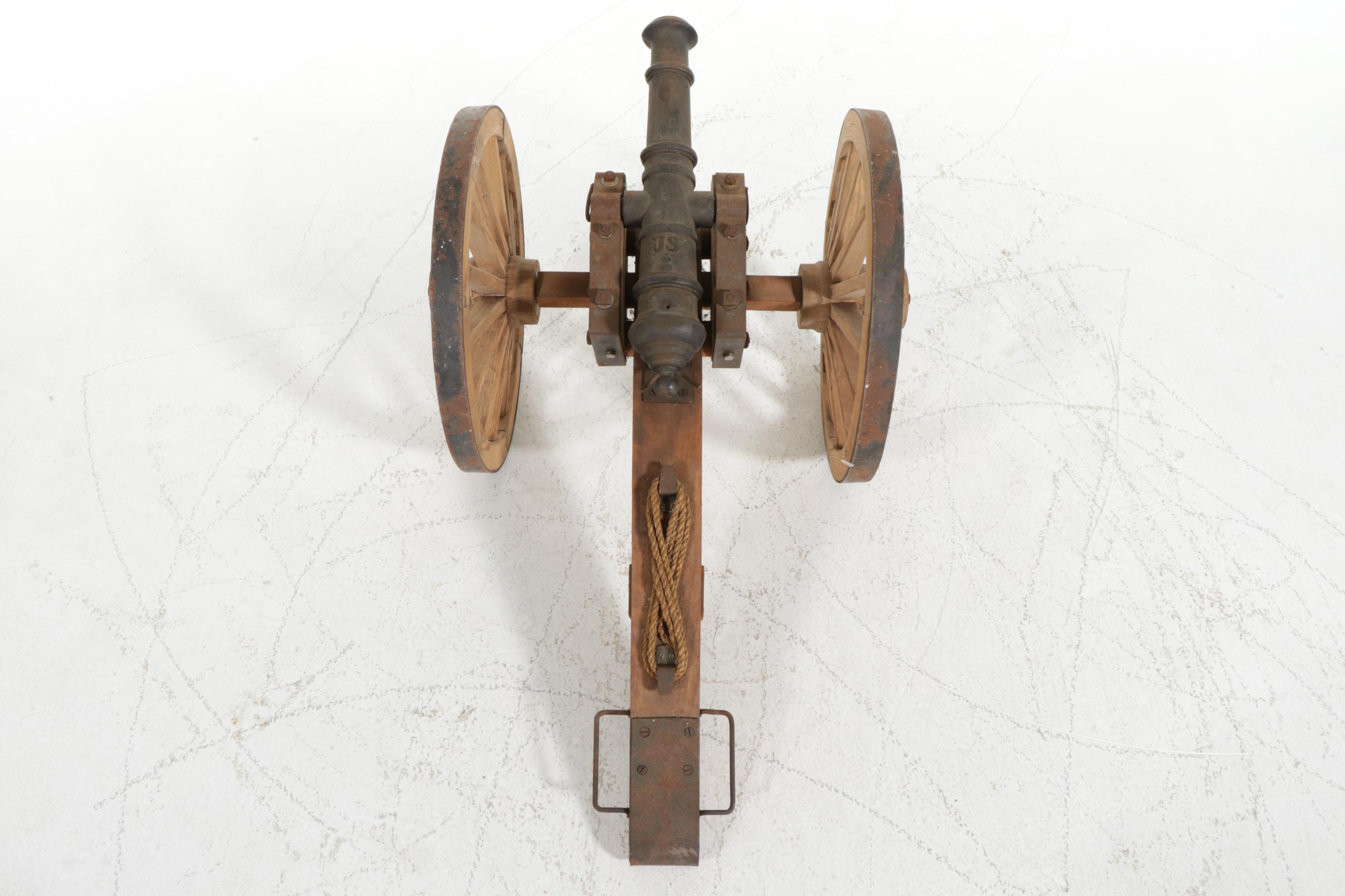 Manitowoc Grey Foundry US Artillery #6 Scale Model Cannon, Late 20th Century