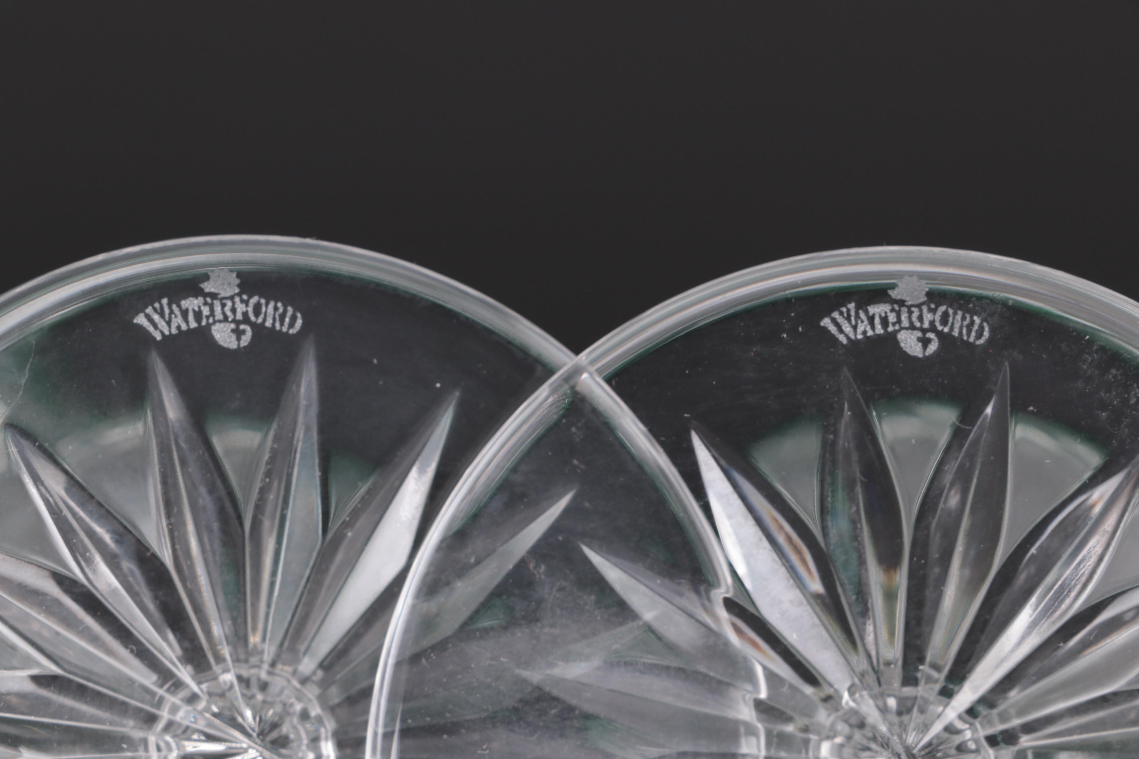 Waterford Crystal Emerald "Clarendon" Hock Wine Glasses