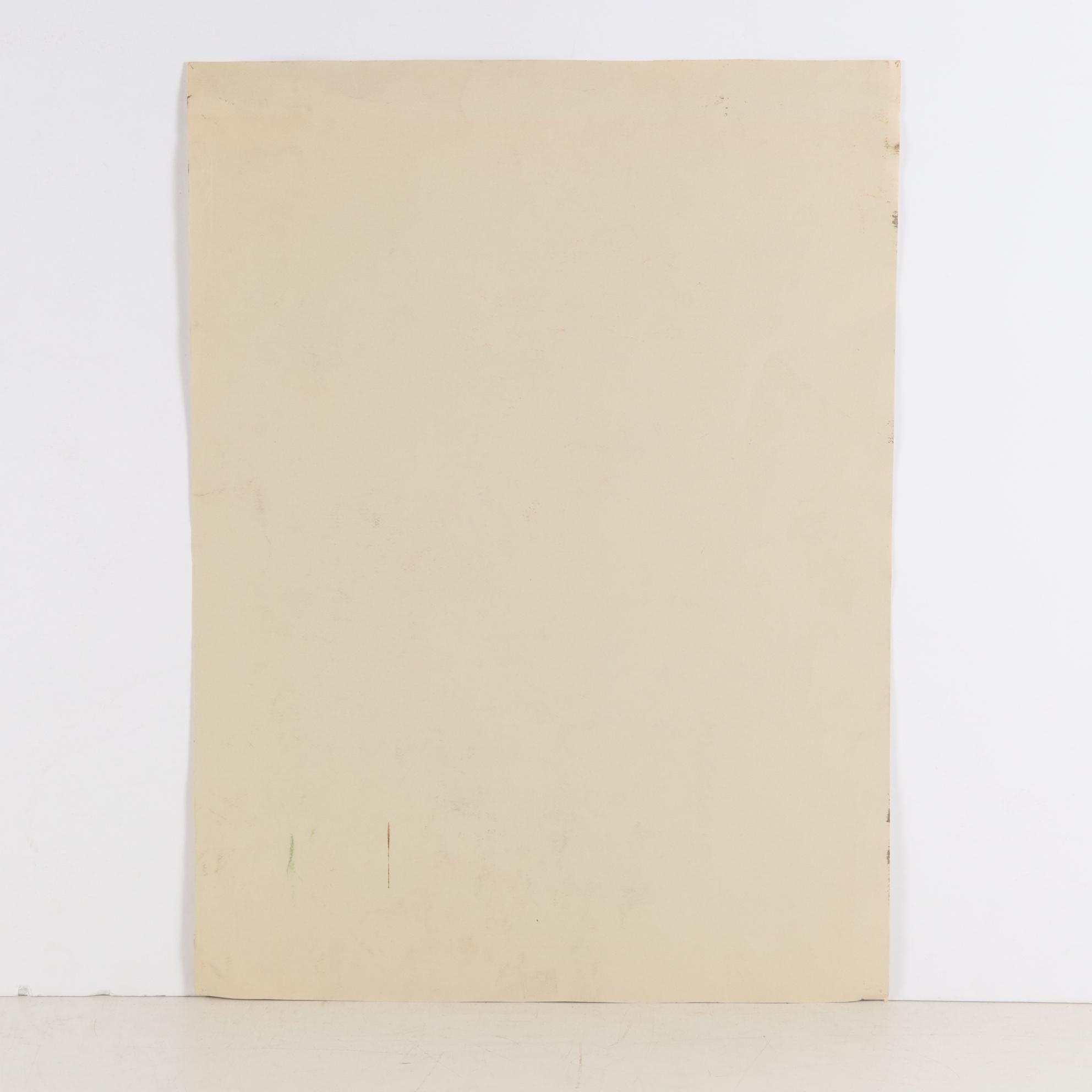 Graphite and Colored Pencil Drawing of Reclining Female Nude, 2004