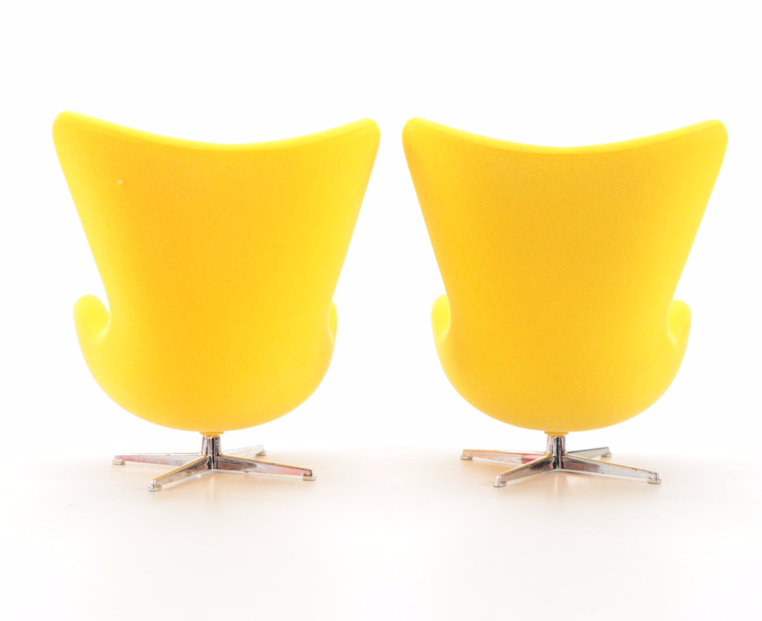 Vitra Miniatures Collection Egg Chairs and Other Mid-Century Modern Chairs
