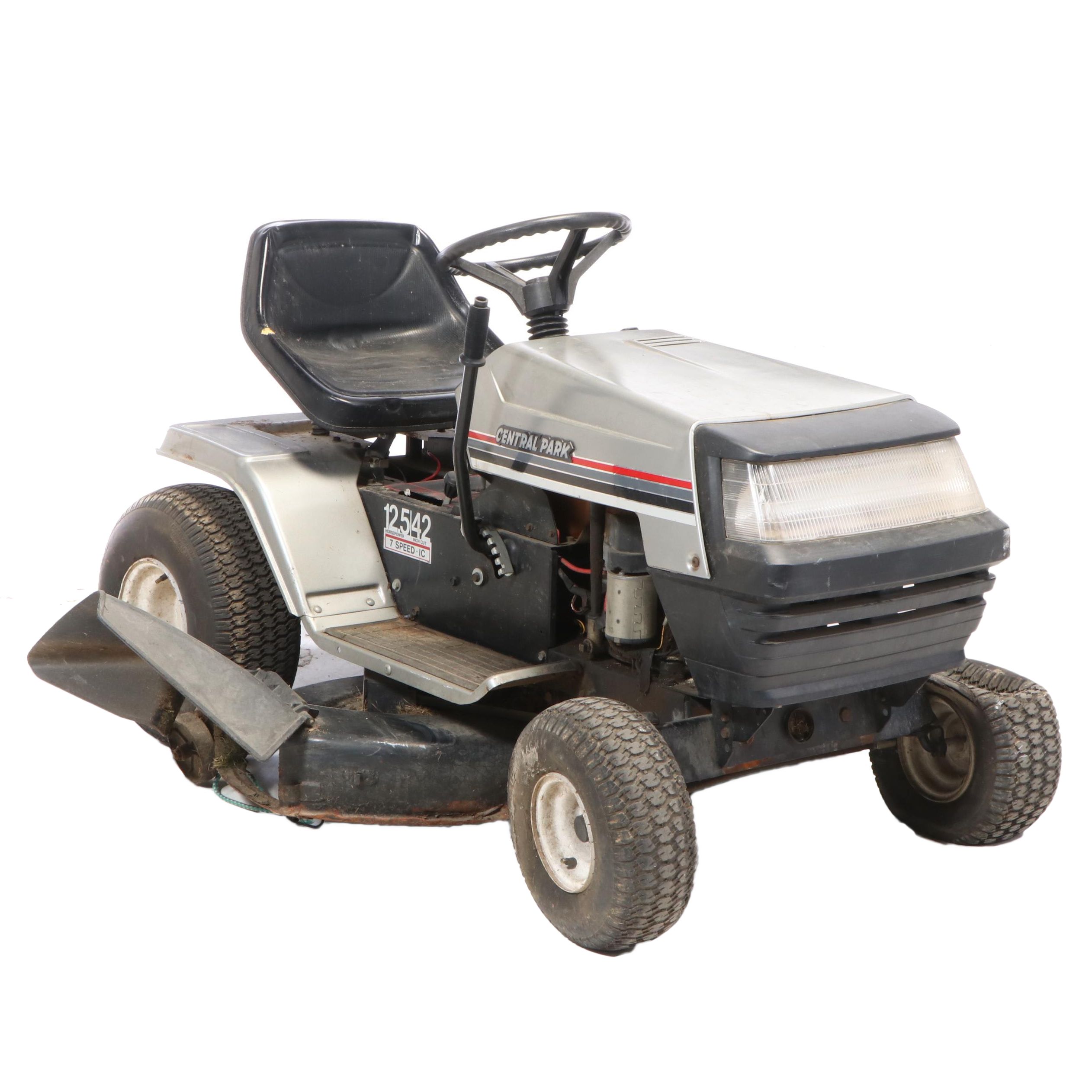 Central Park 12.5 Hp Gas Powered 42" Riding Lawn Mower
