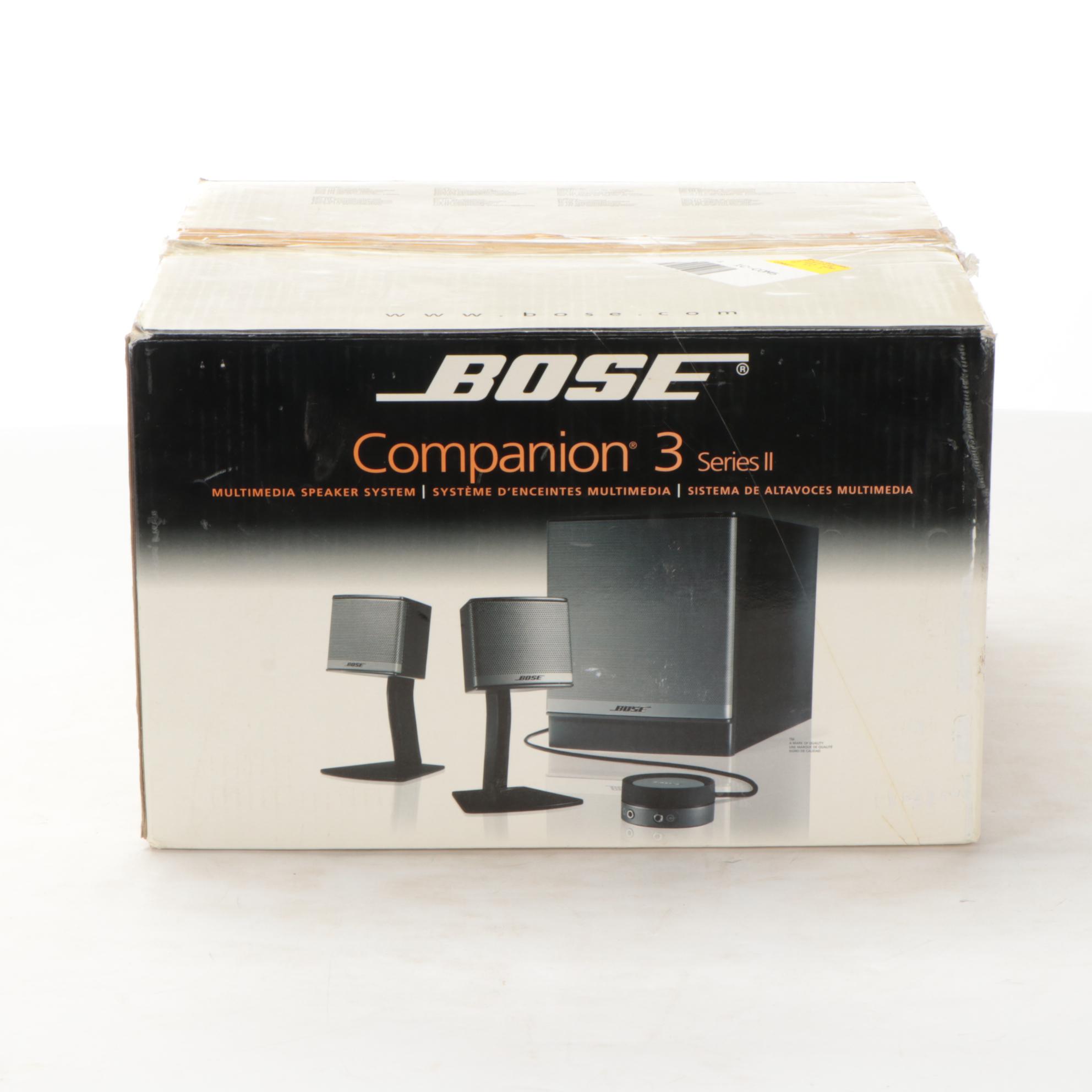 Bose Companion 3 Series II Multimedia Speaker System