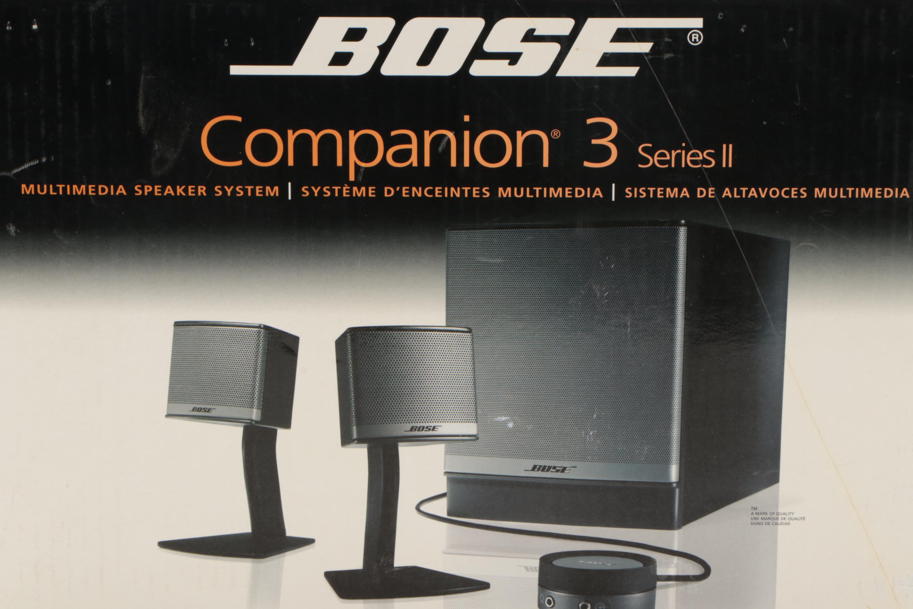 Bose Companion 3 Series II Multimedia Speaker System