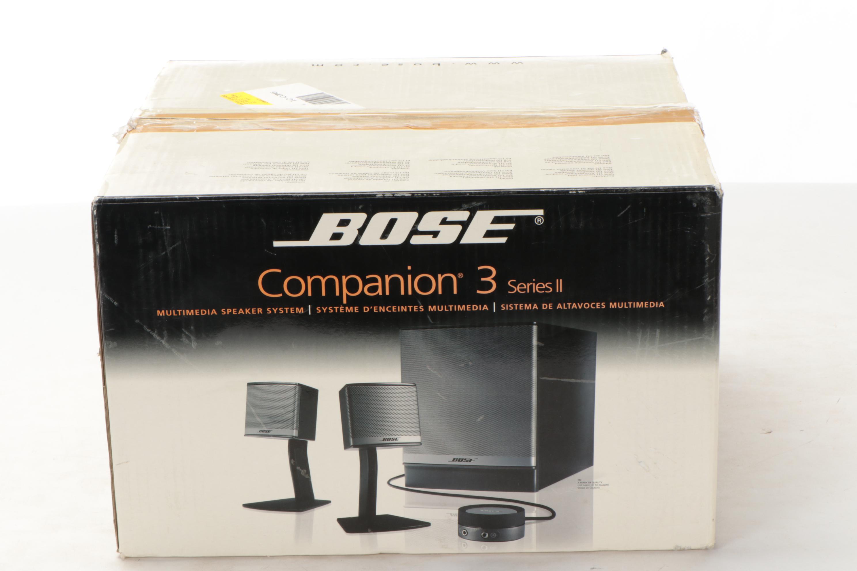 Bose Companion 3 Series II Multimedia Speaker System