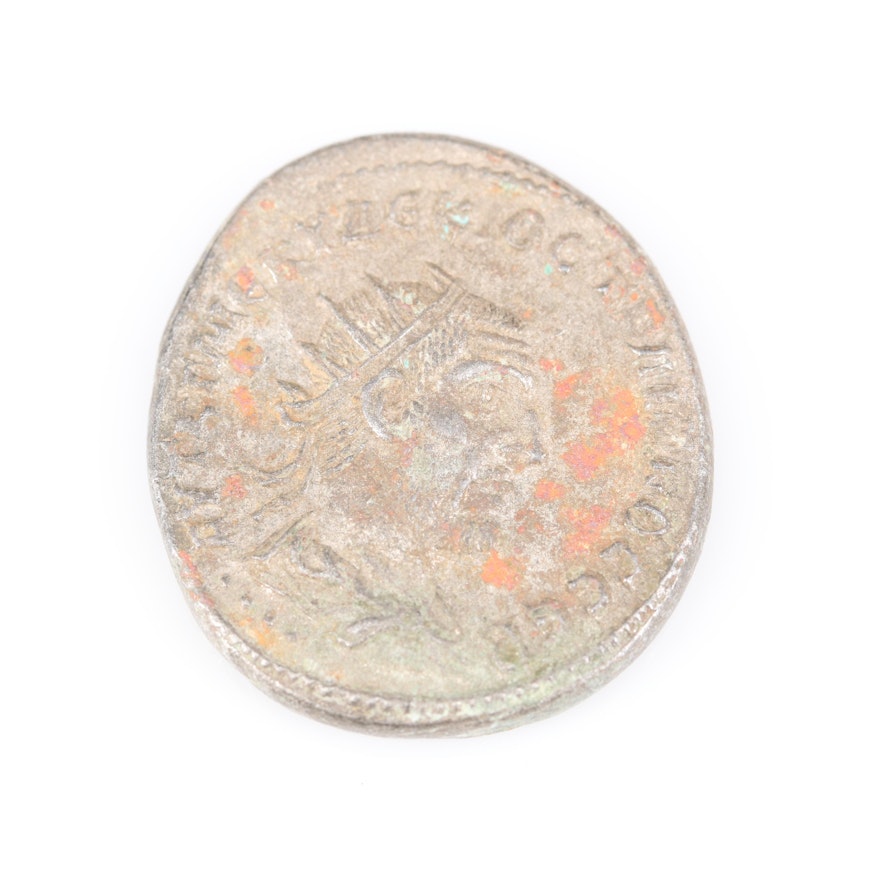 Ancient Roman Provincial AR Tetradrachm Coin of Trajan Decius, ca. 249 A.D.