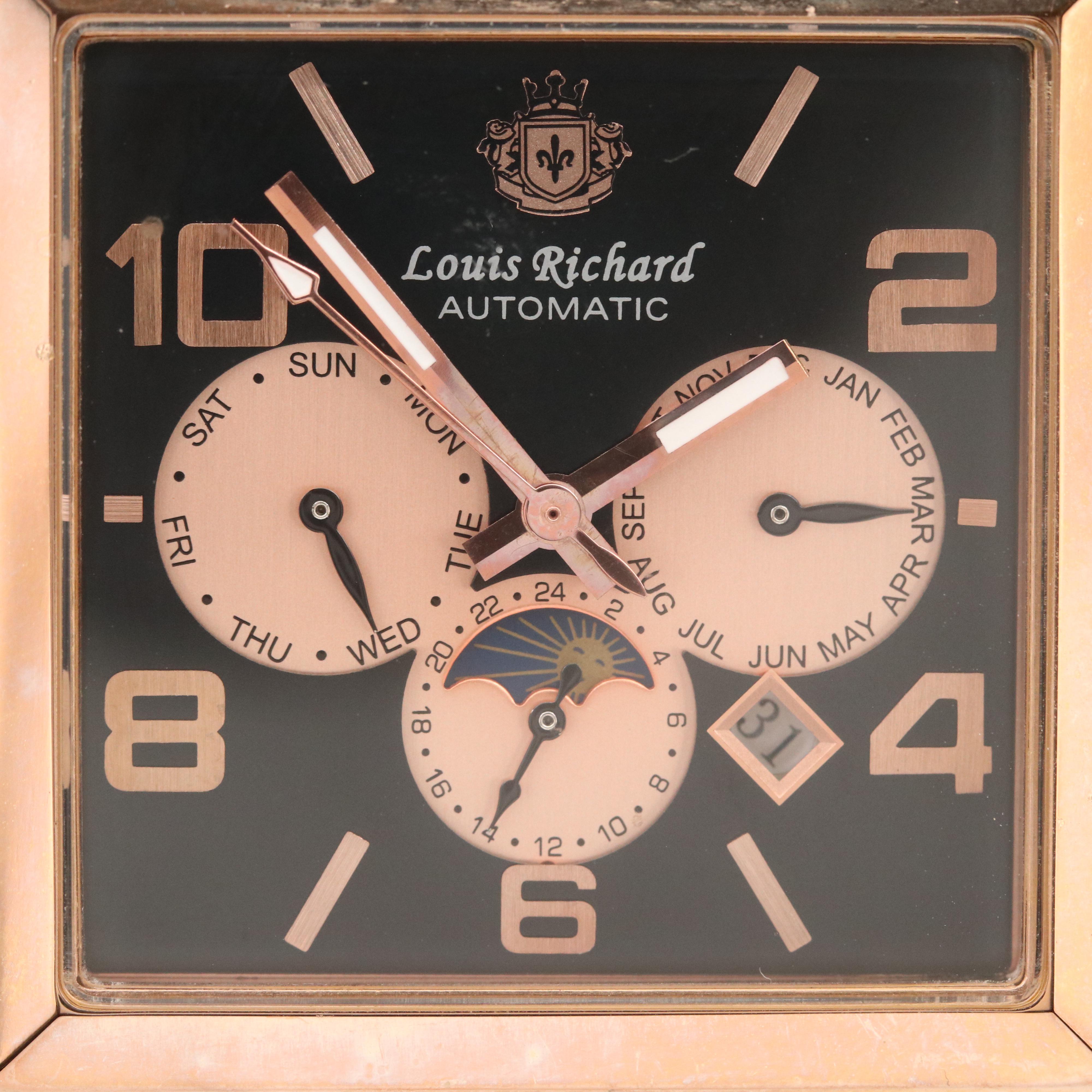 Louis Richard Triple Calendar Automatic Watch