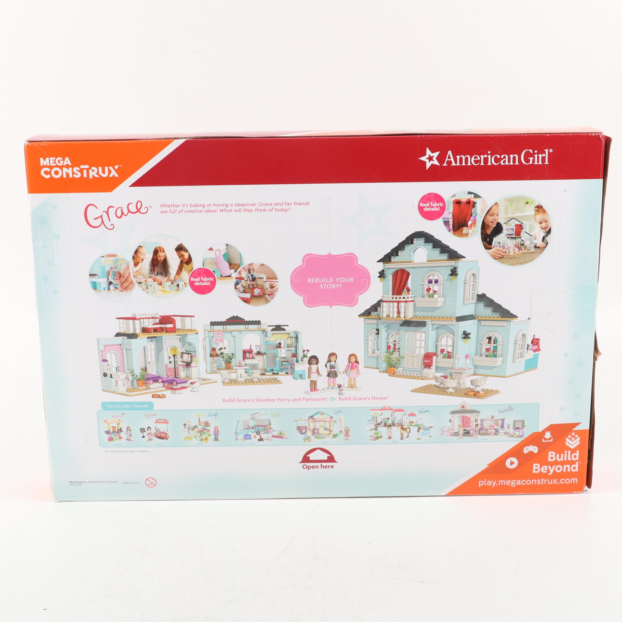 "American Girl" Mega Construx and Mega Bloks Building Kits