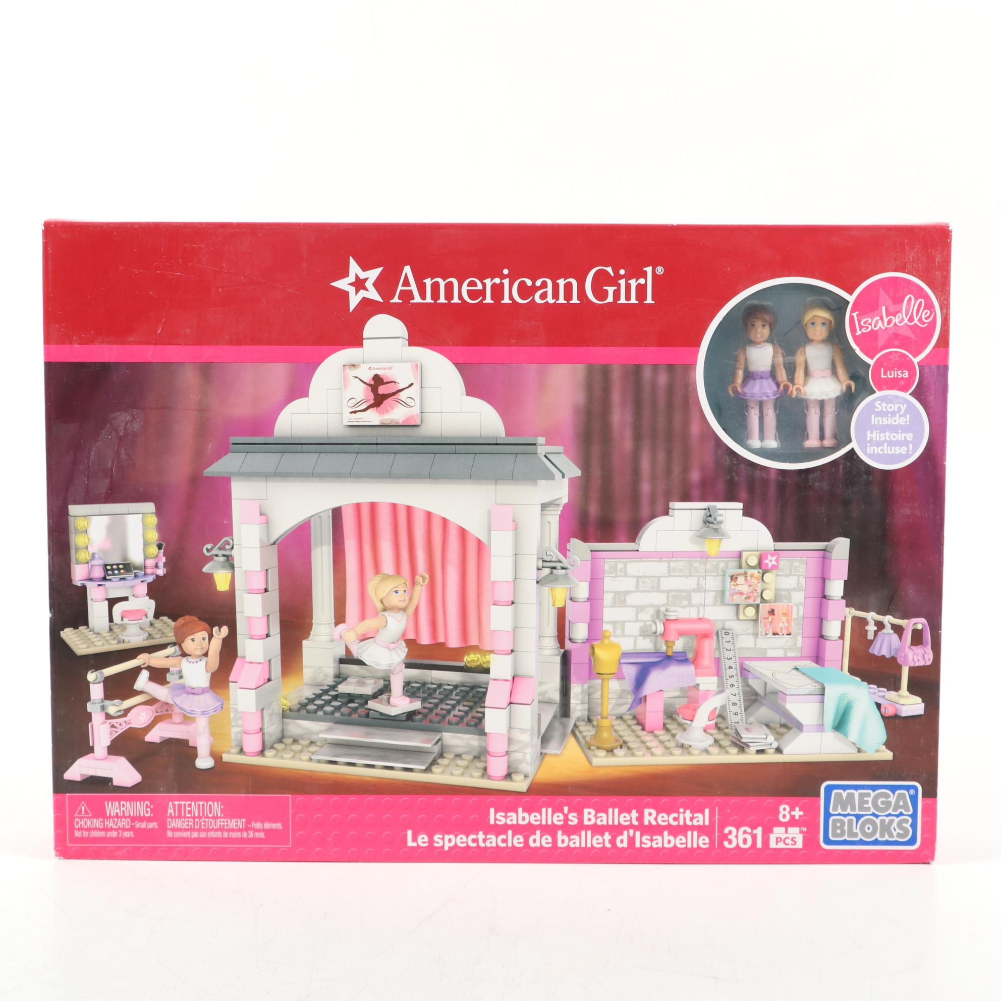 "American Girl" Mega Construx and Mega Bloks Building Kits