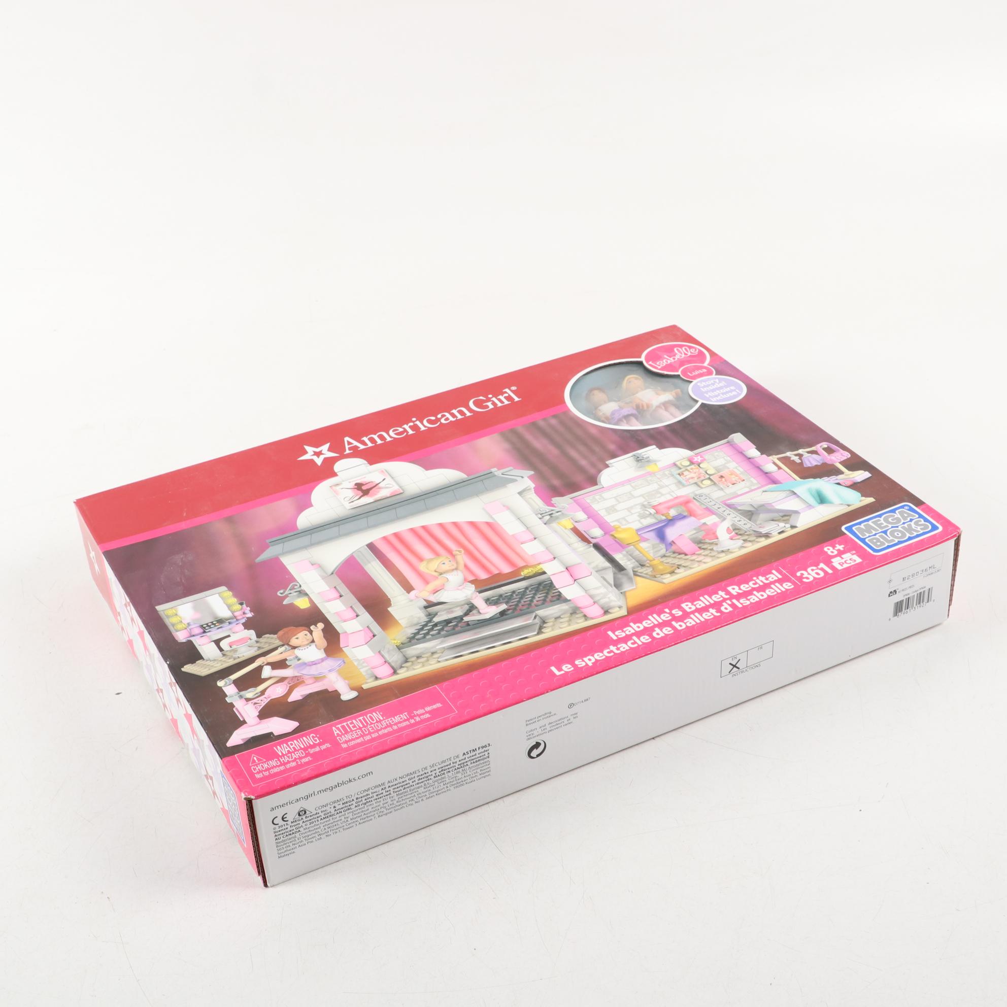 "American Girl" Mega Construx and Mega Bloks Building Kits