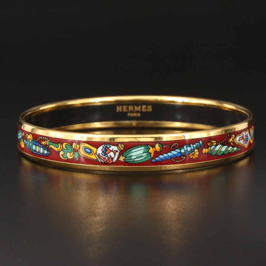 Hermès Enamel Bangle