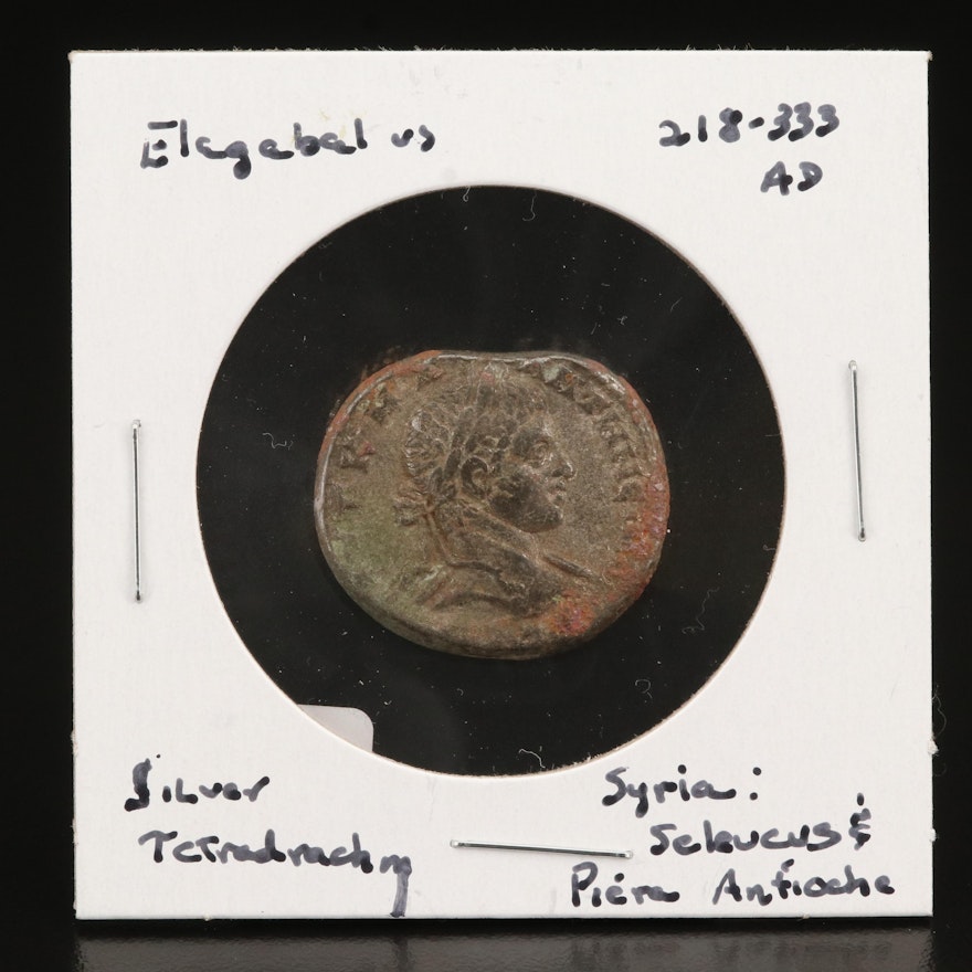 Elagabalus AR Tetradrachm. Syria, Antioch Mint, 218-235 AD
