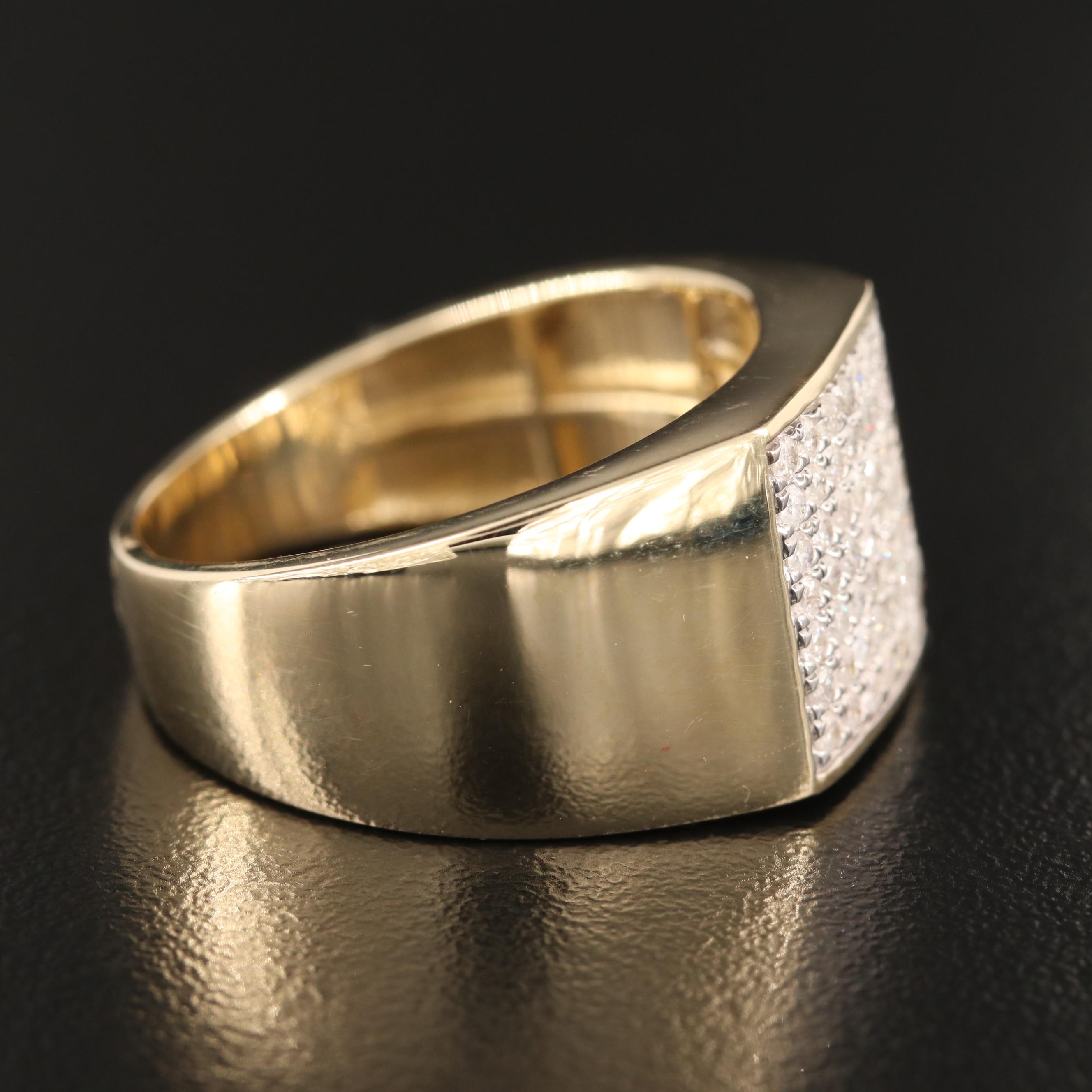 10K Diamond Square Grid Ring