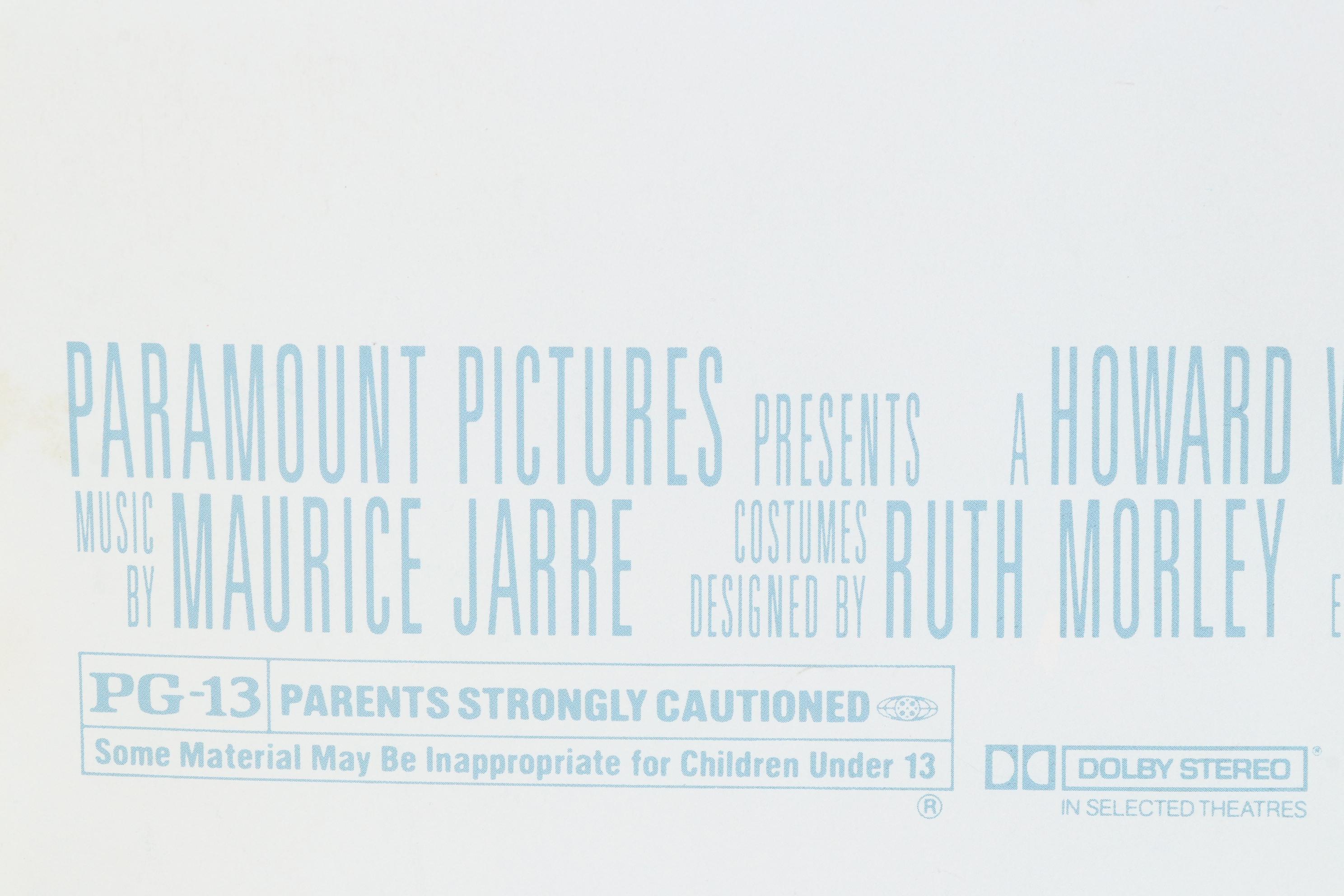 "Ghost" One-Sheet Theatrical Release Movie Poster, 1990