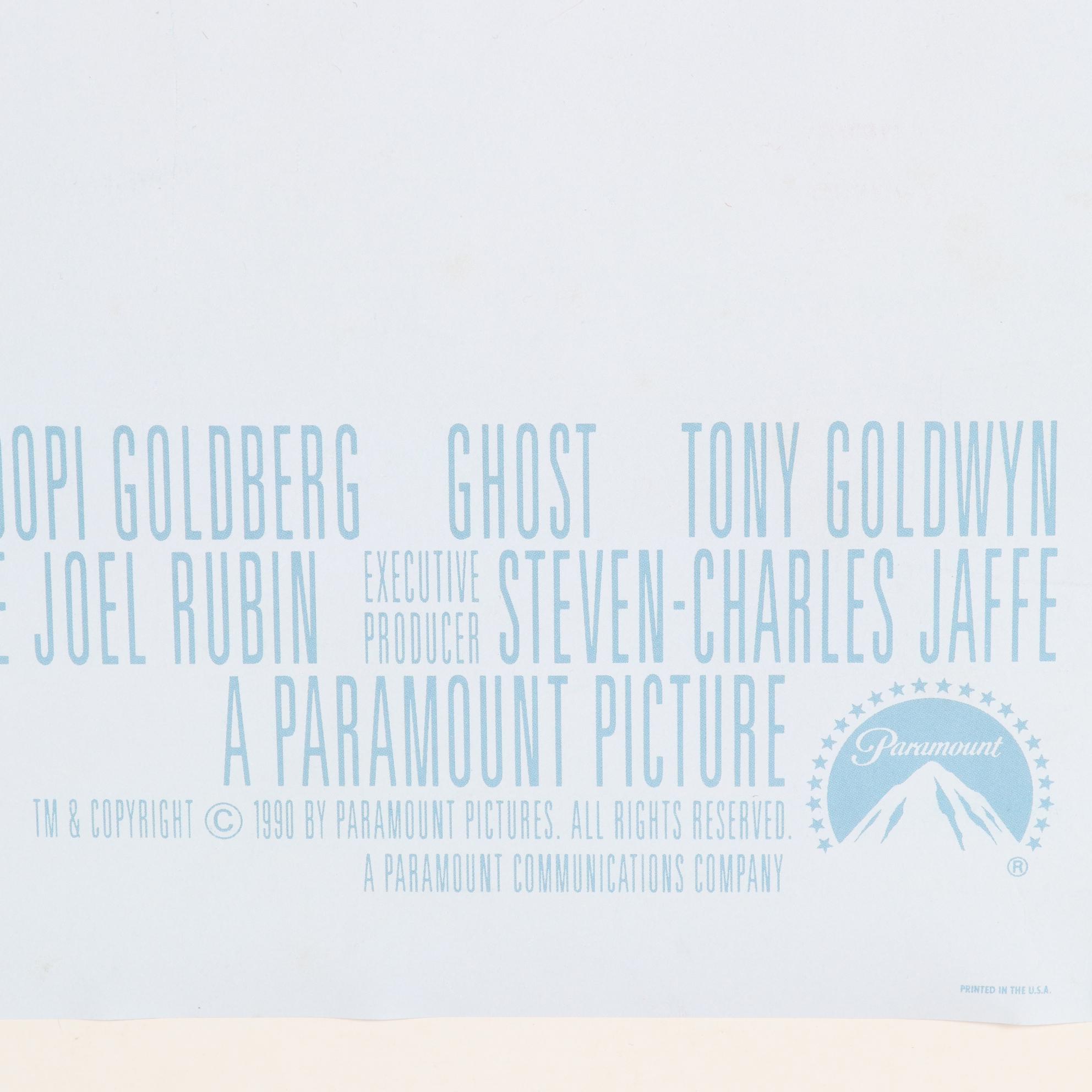 "Ghost" One-Sheet Theatrical Release Movie Poster, 1990