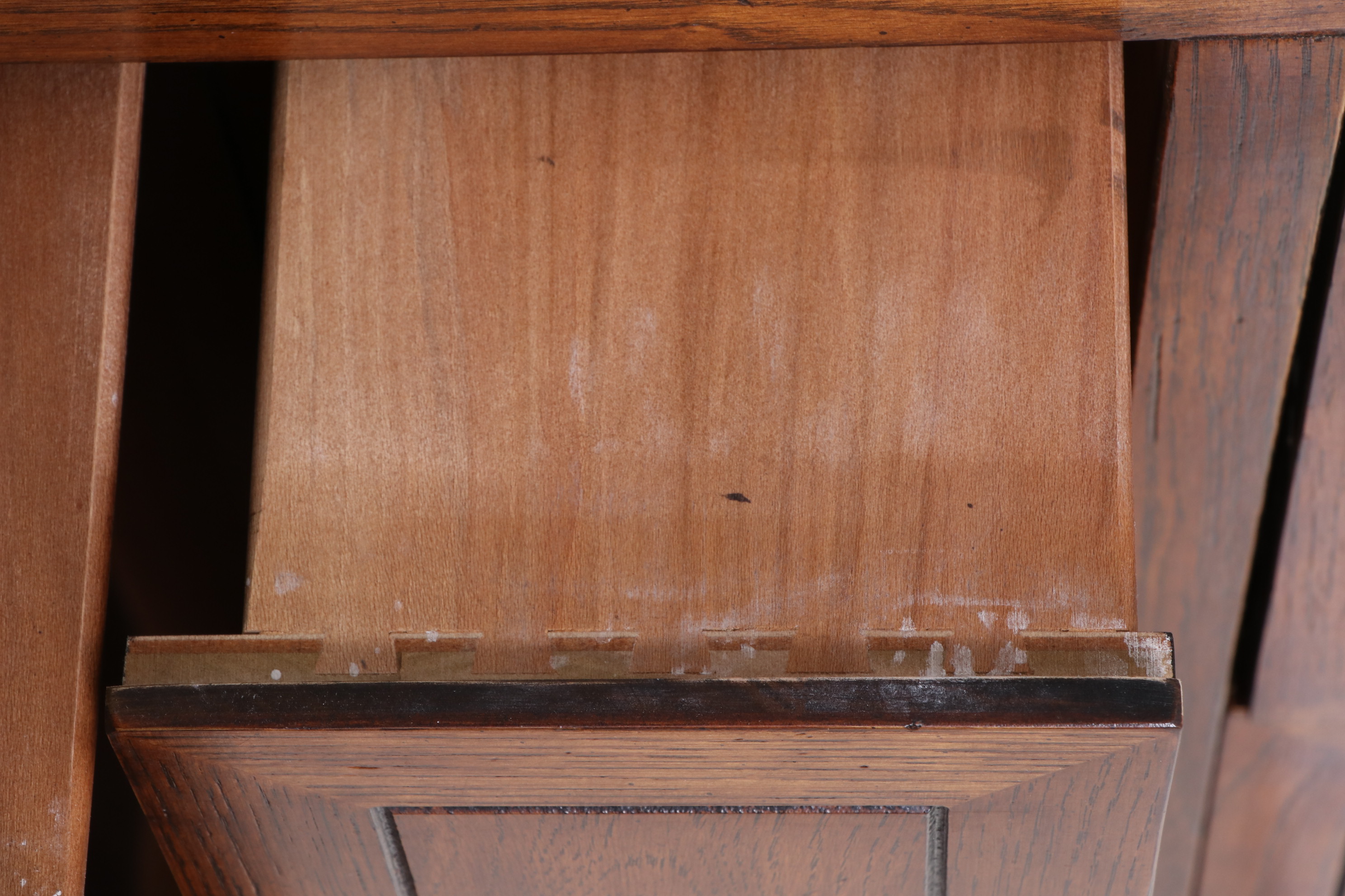 Henredon Scene One Campaign Style Fitted Cabinet, Late 20th Century