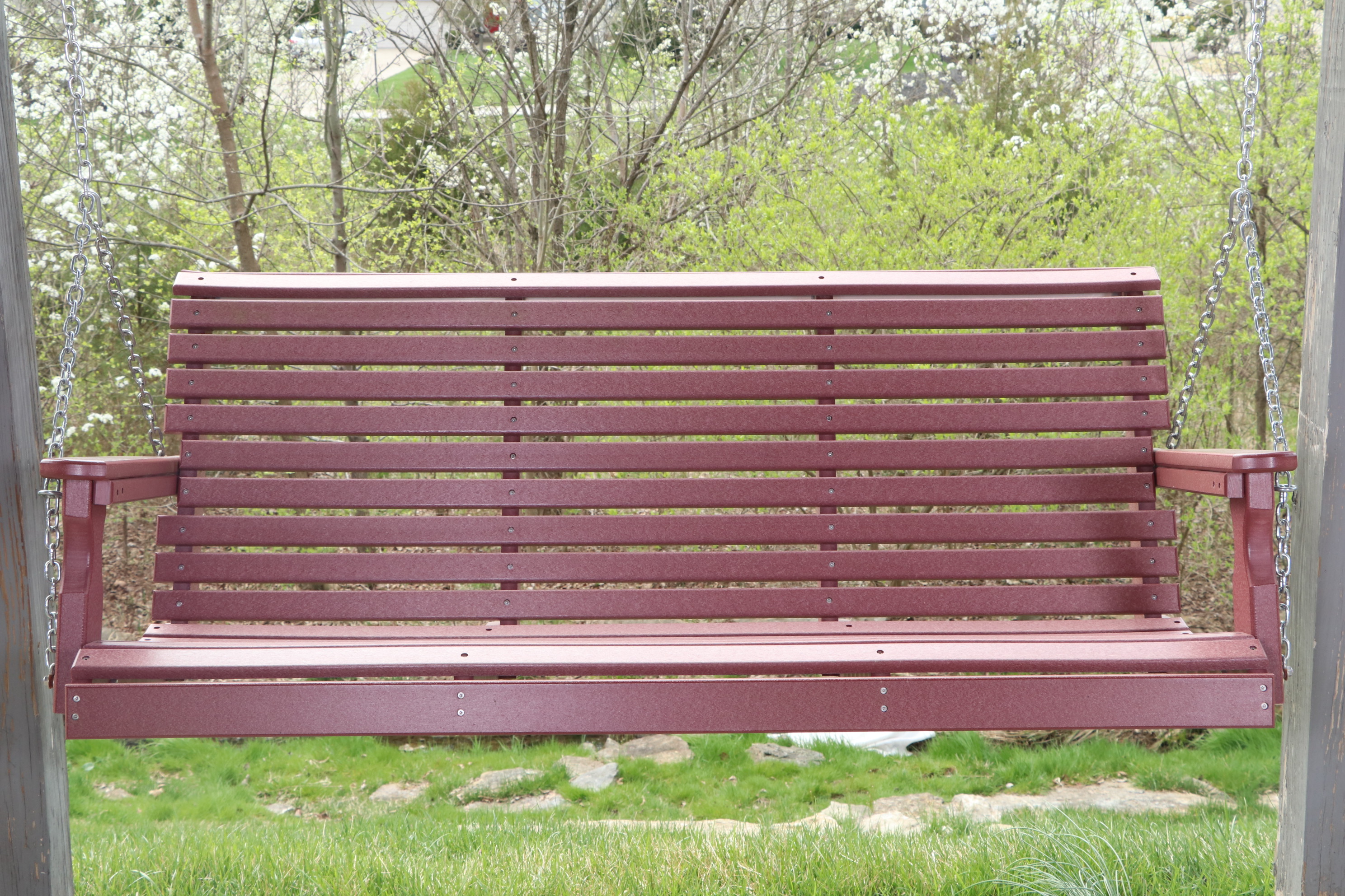 LuxCraft Recycled Plastic Outdoor Swing