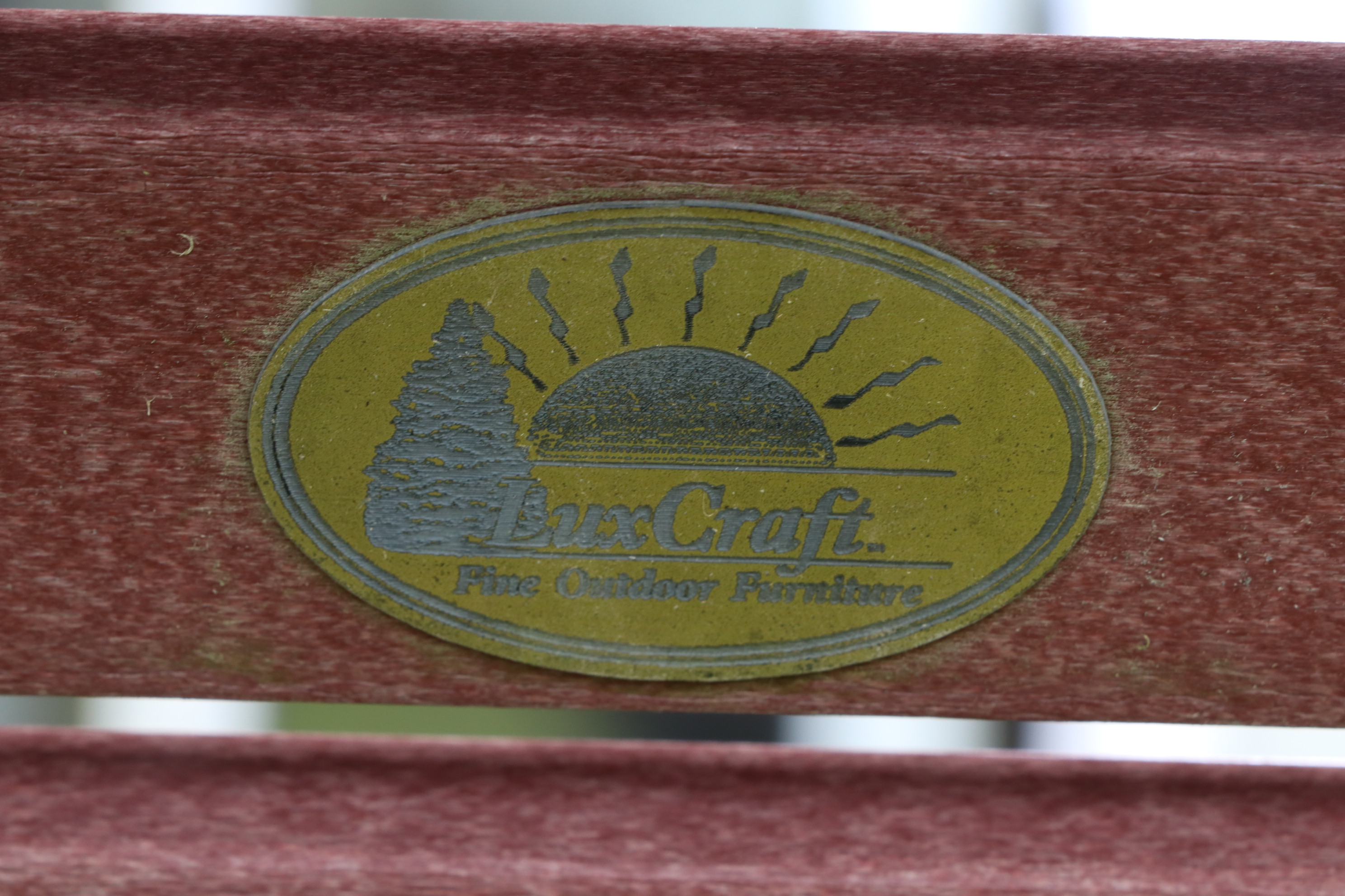 LuxCraft Recycled Plastic Outdoor Swing